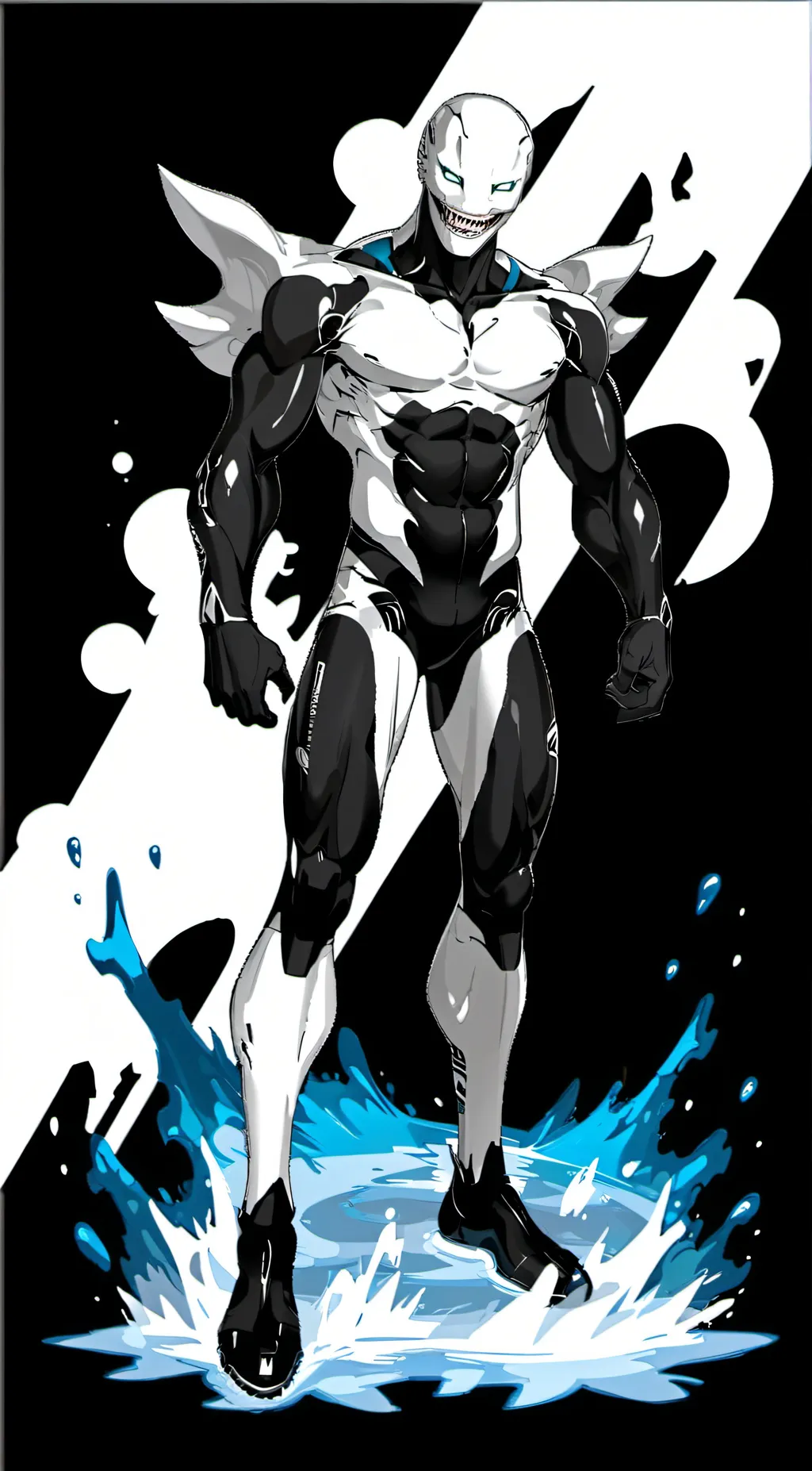 ai character: Mako  background