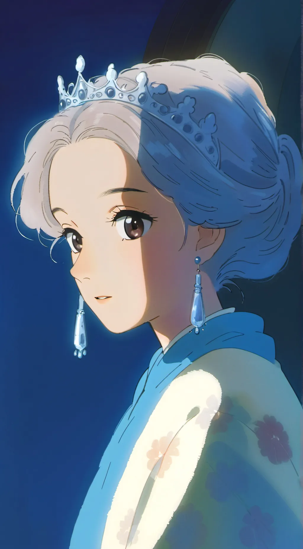 ai character: Crystal background