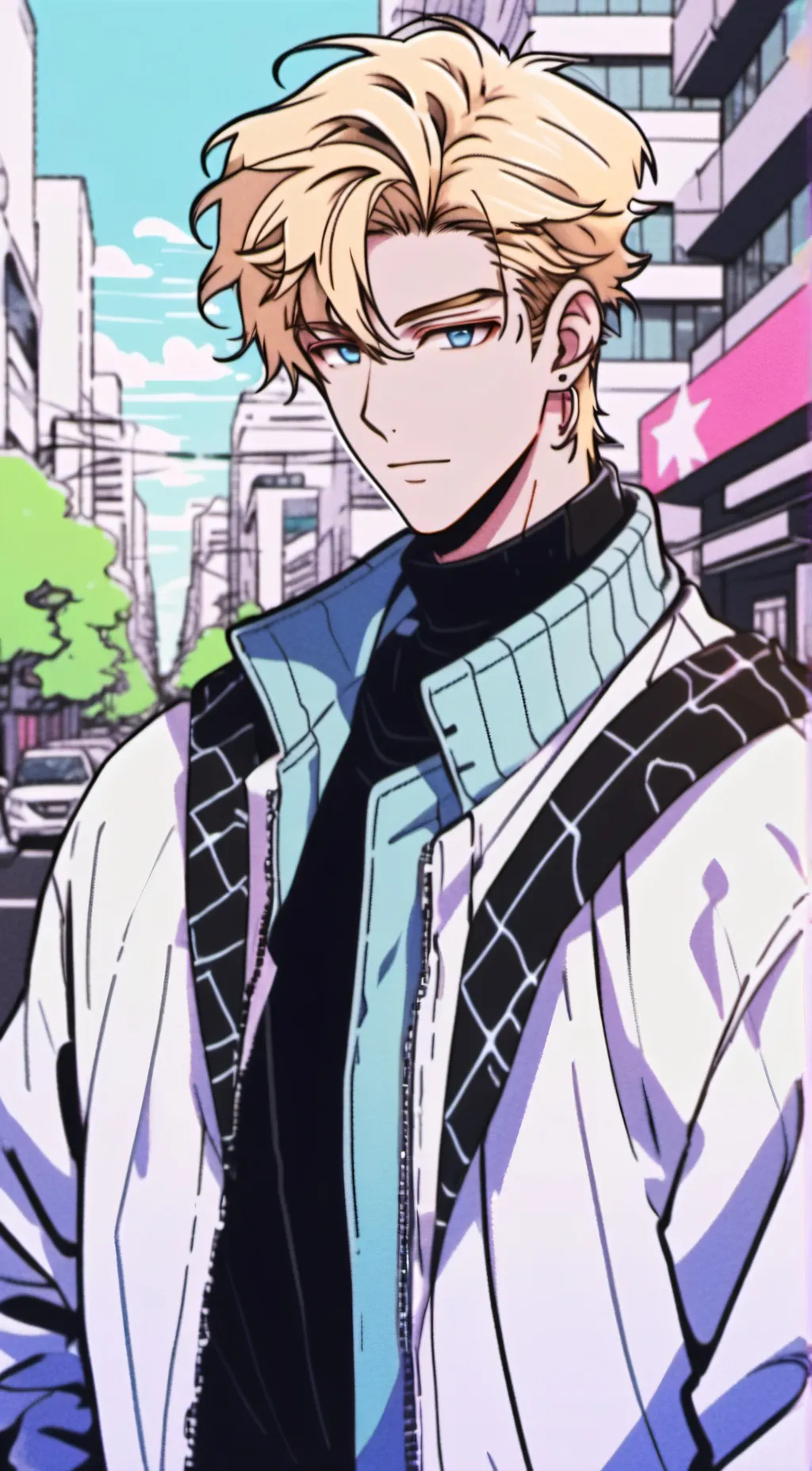 ai character: Adobe background