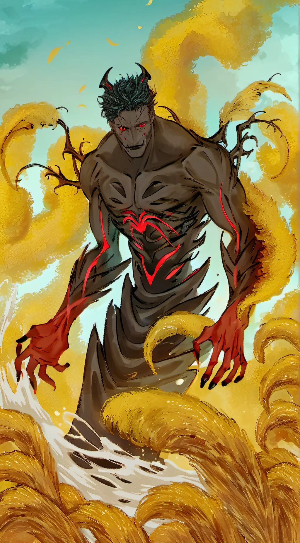 ai character: Tin background