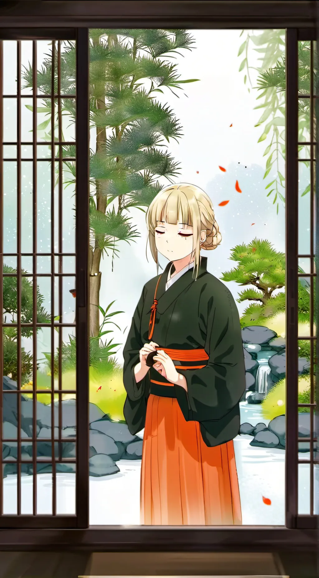 ai character: Toga himiko.❤️🩸 background