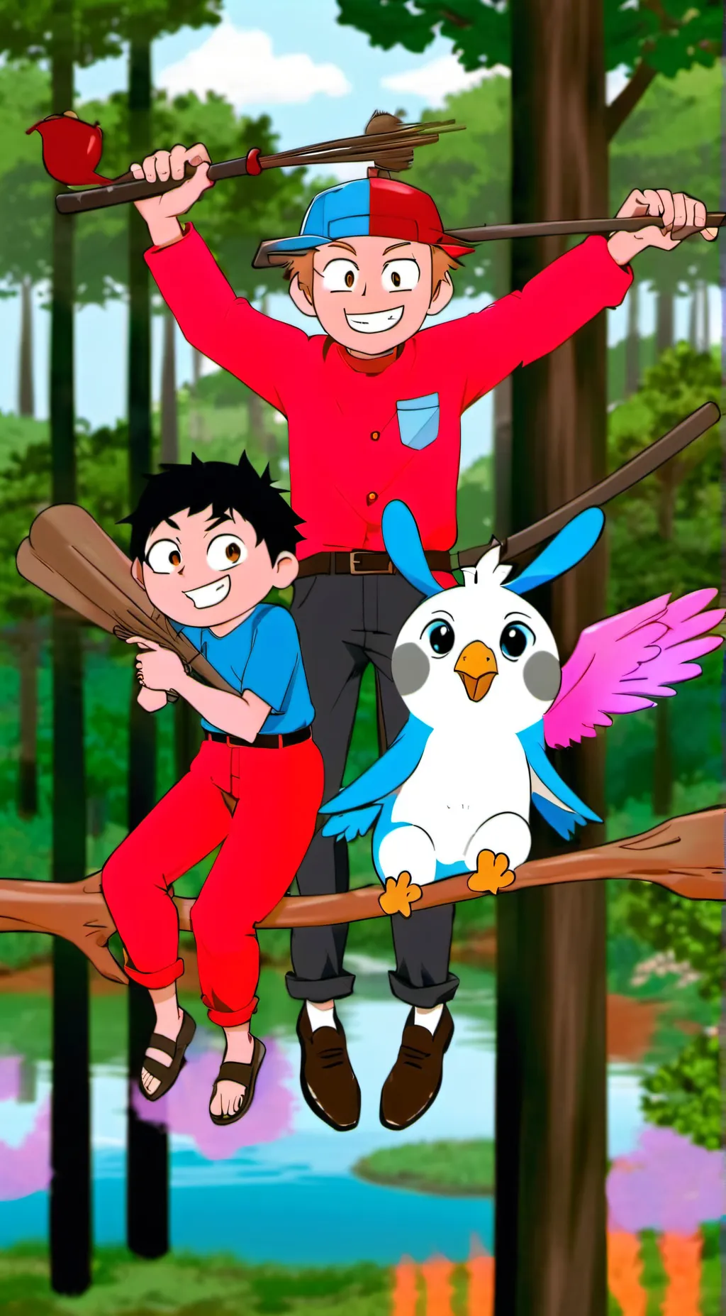 ai character: moragio  background