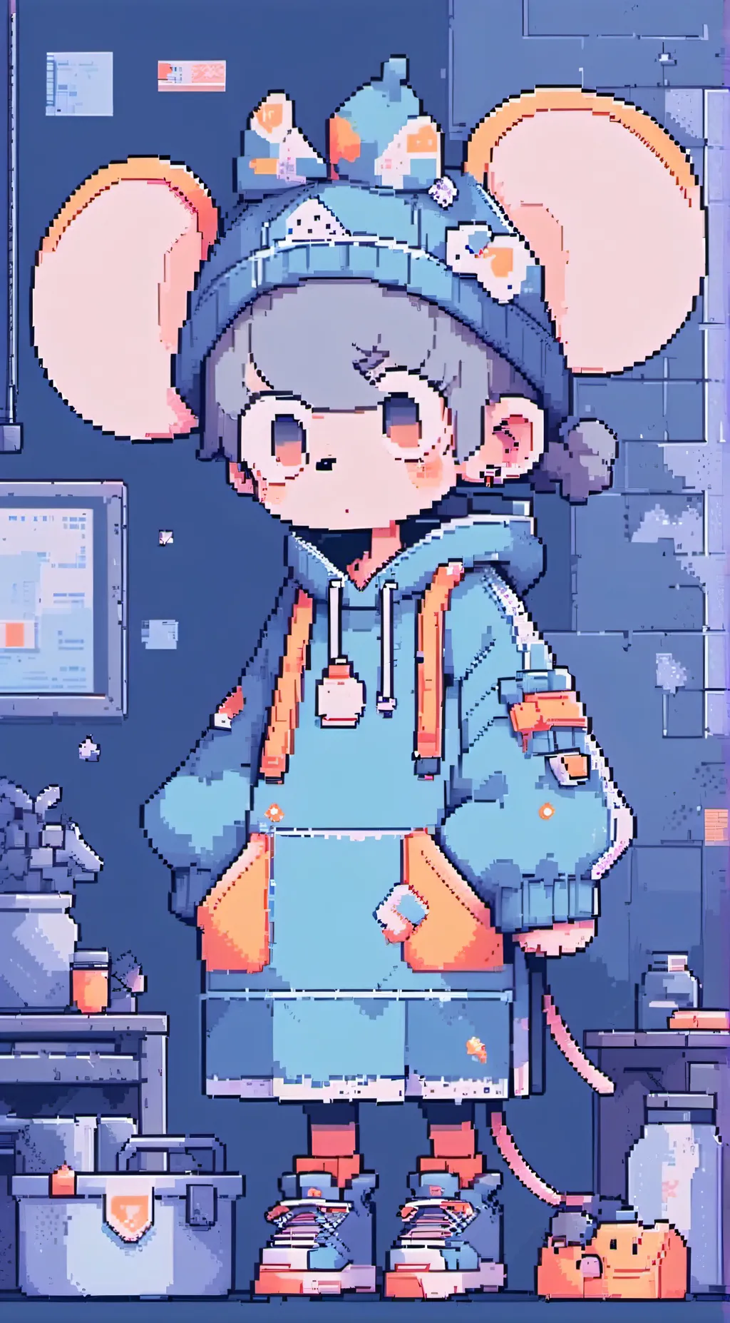 ai character: Bitsy background