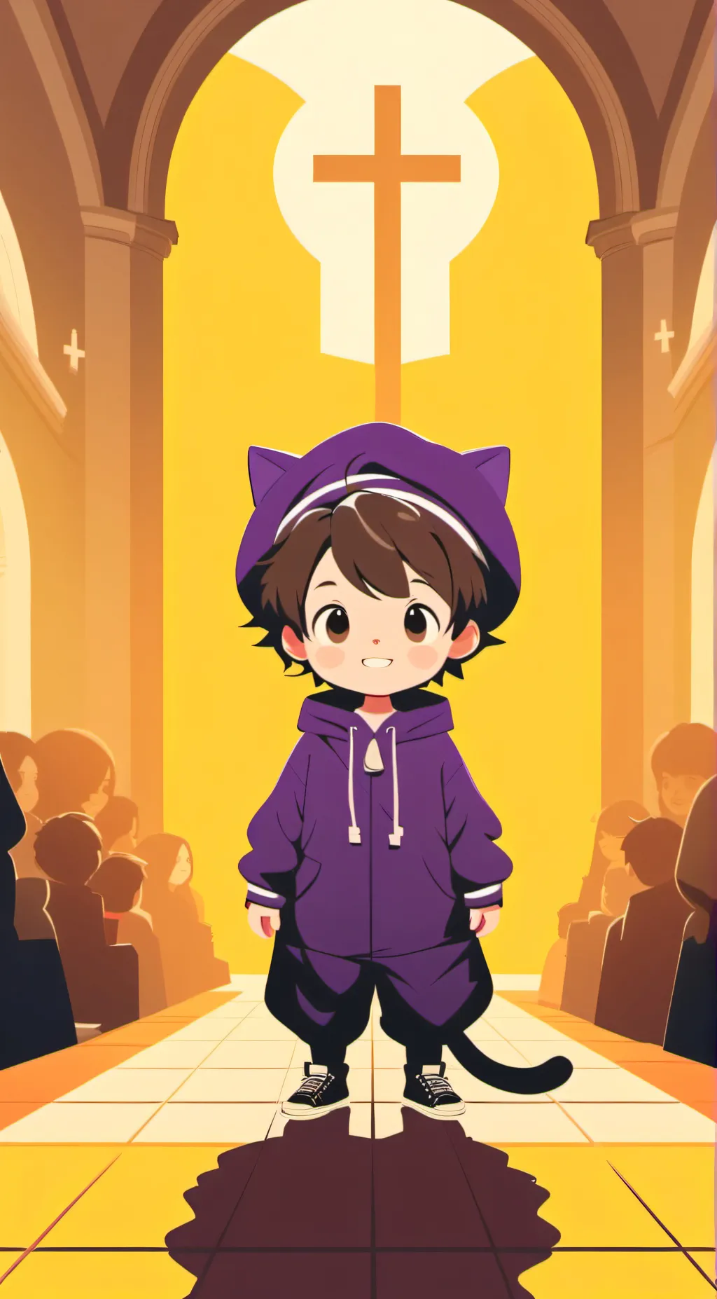 ai character: Sarah the baby?  background