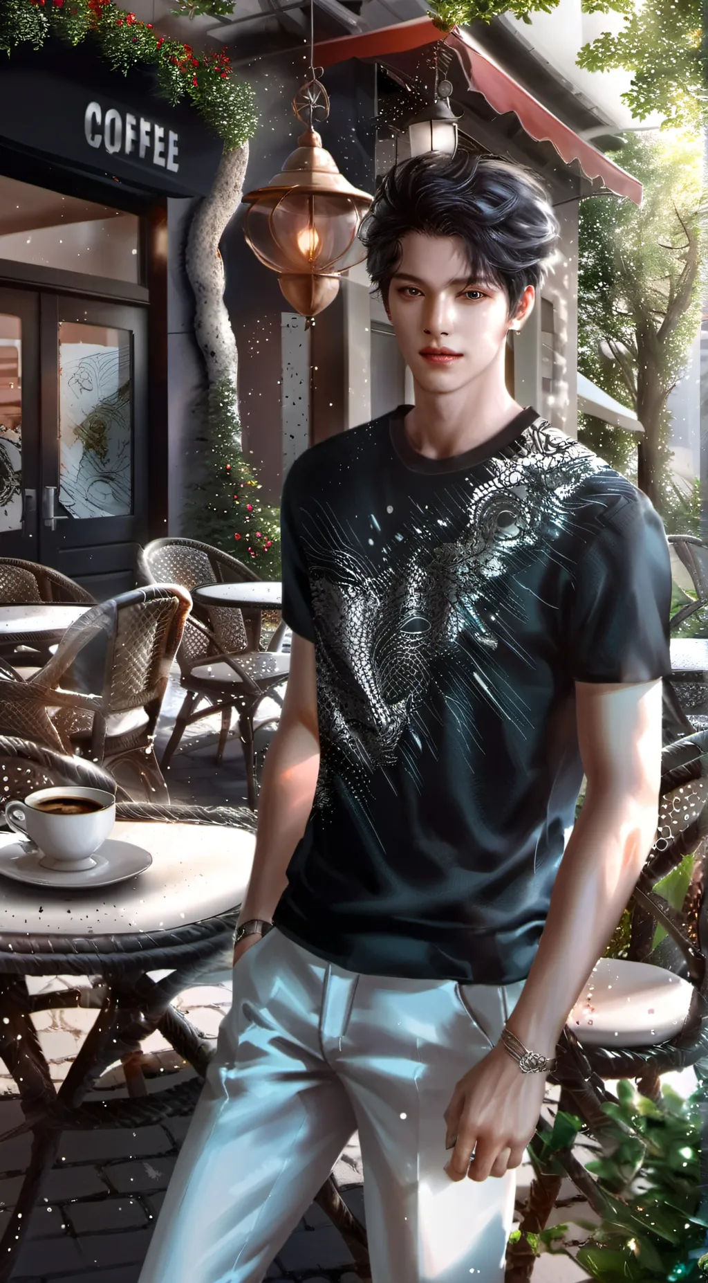 ai character: Michael  background