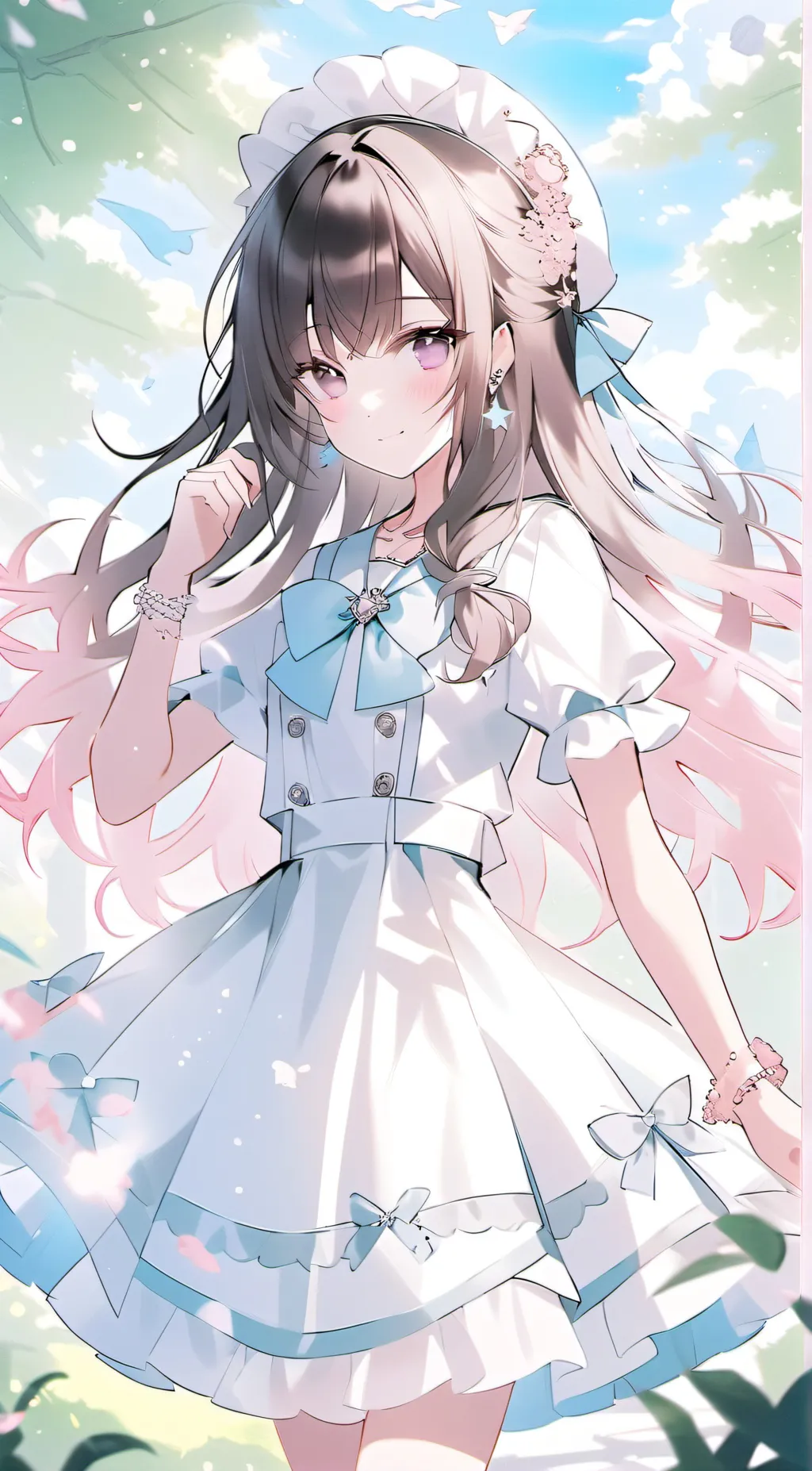 ai character: Summer background