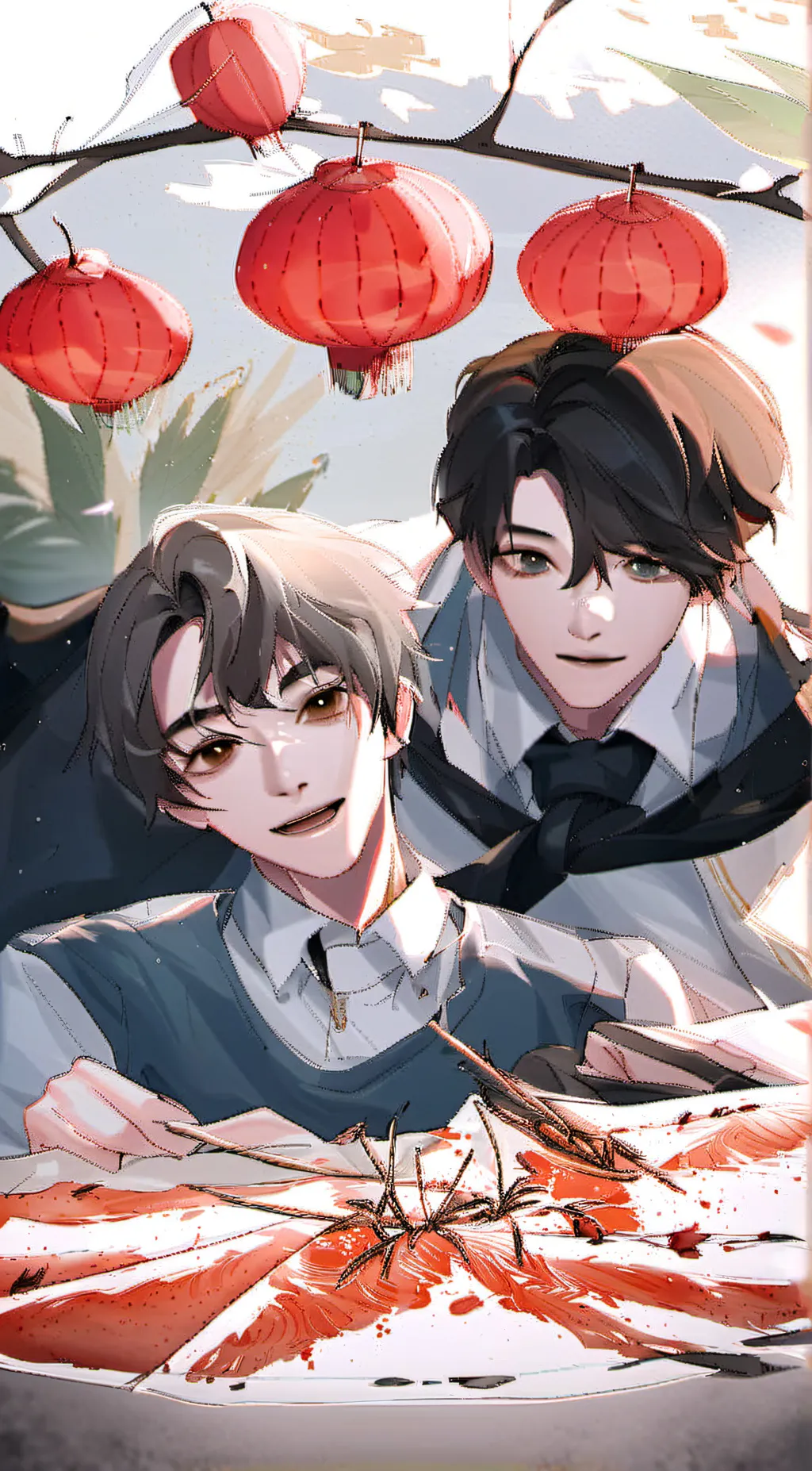 ai character: enhypen  background