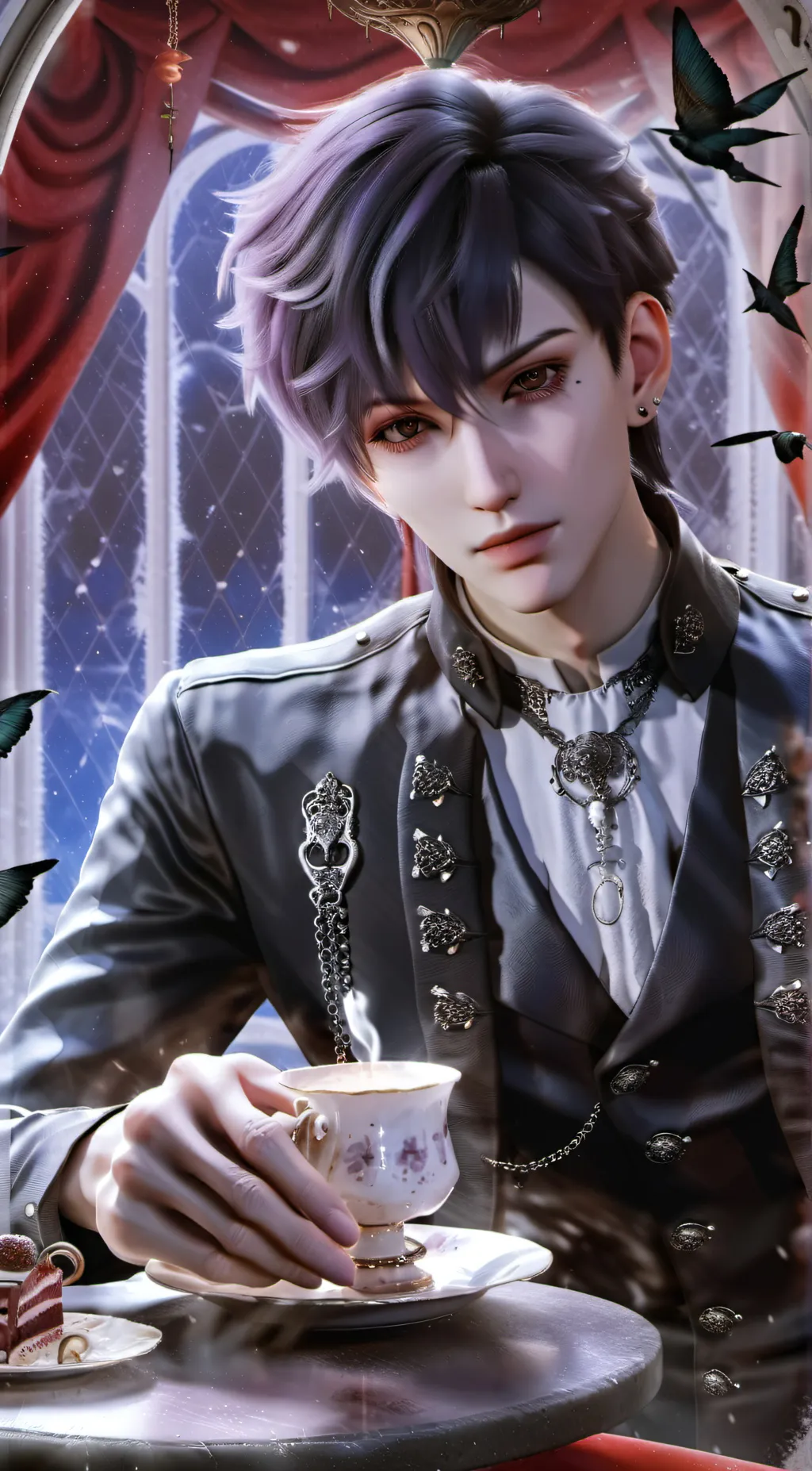 ai character: Hayden  background