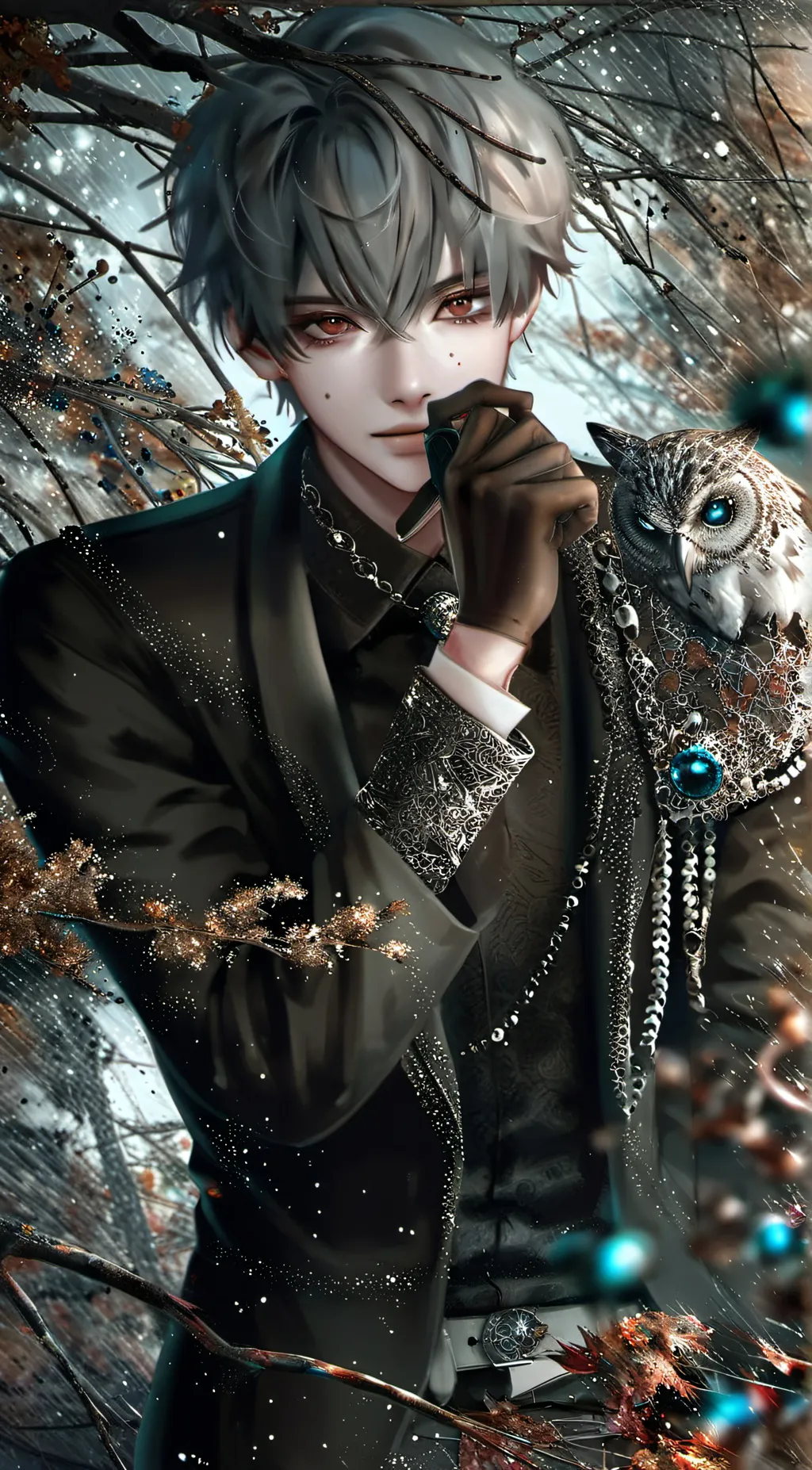 ai character: Elijah ^^ background