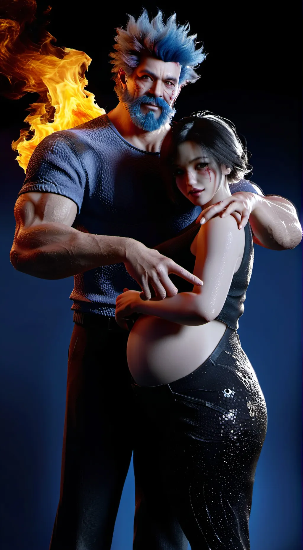 ai character: CRINGY background