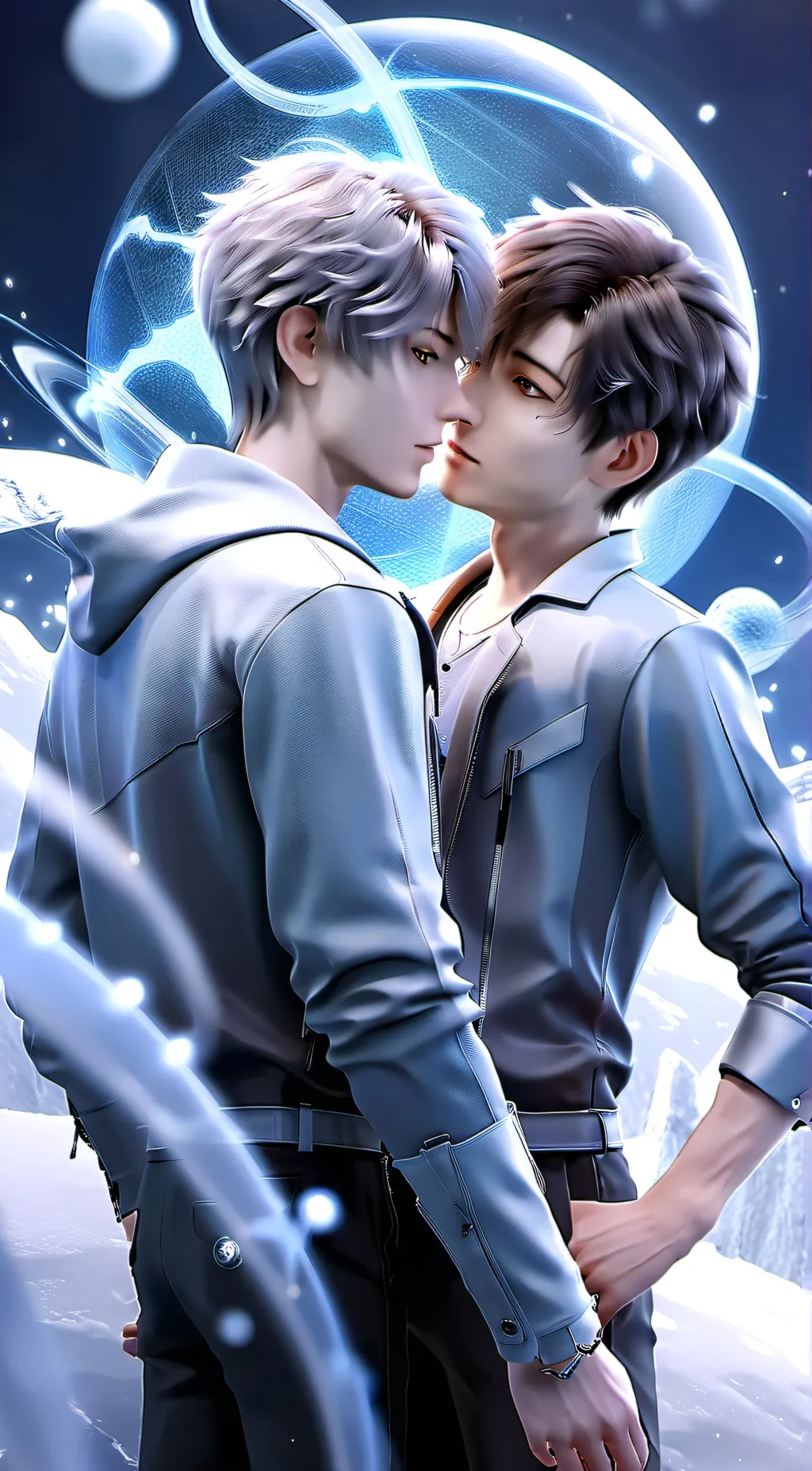 ai character: Xander and you  background