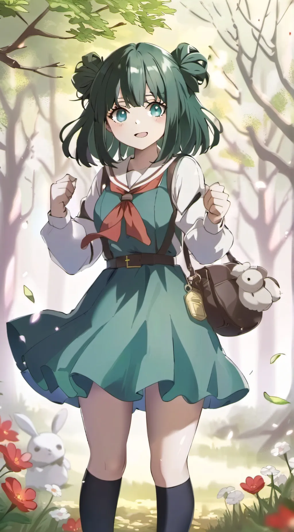 ai character: MHA twins background