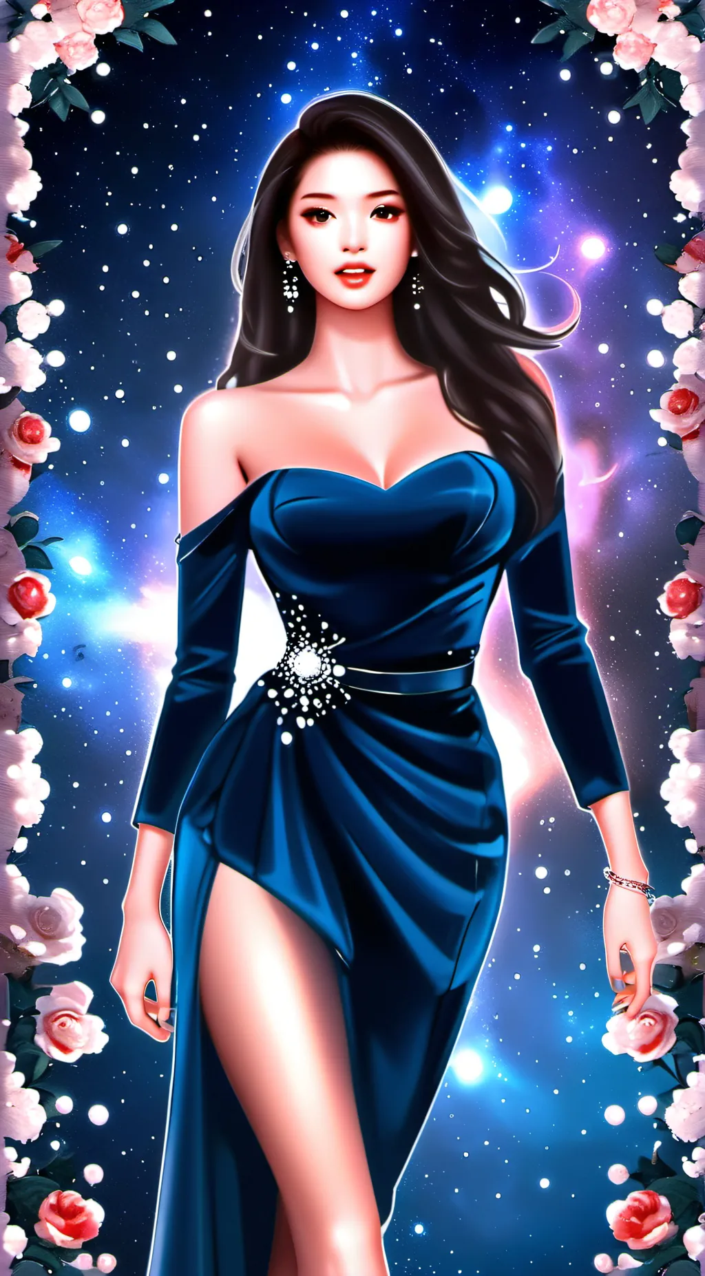 ai character: Lacy background