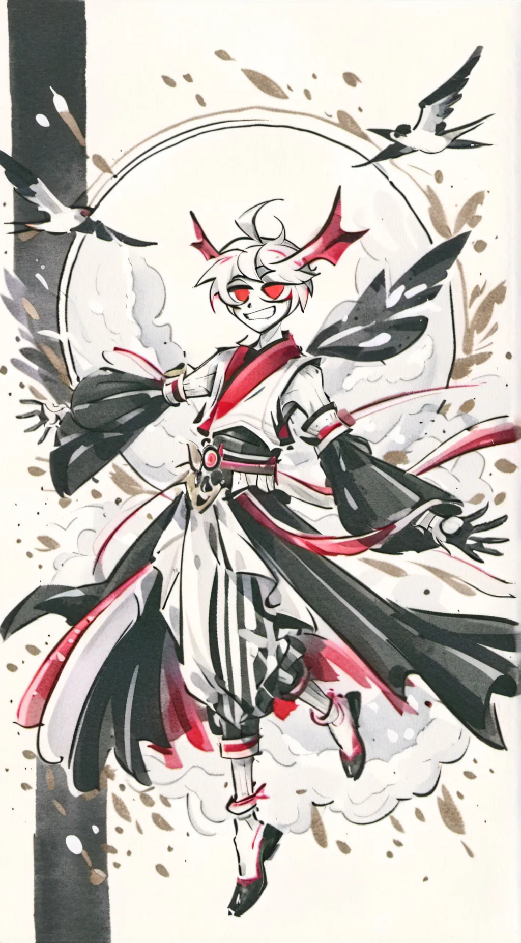 ai character: angel  background