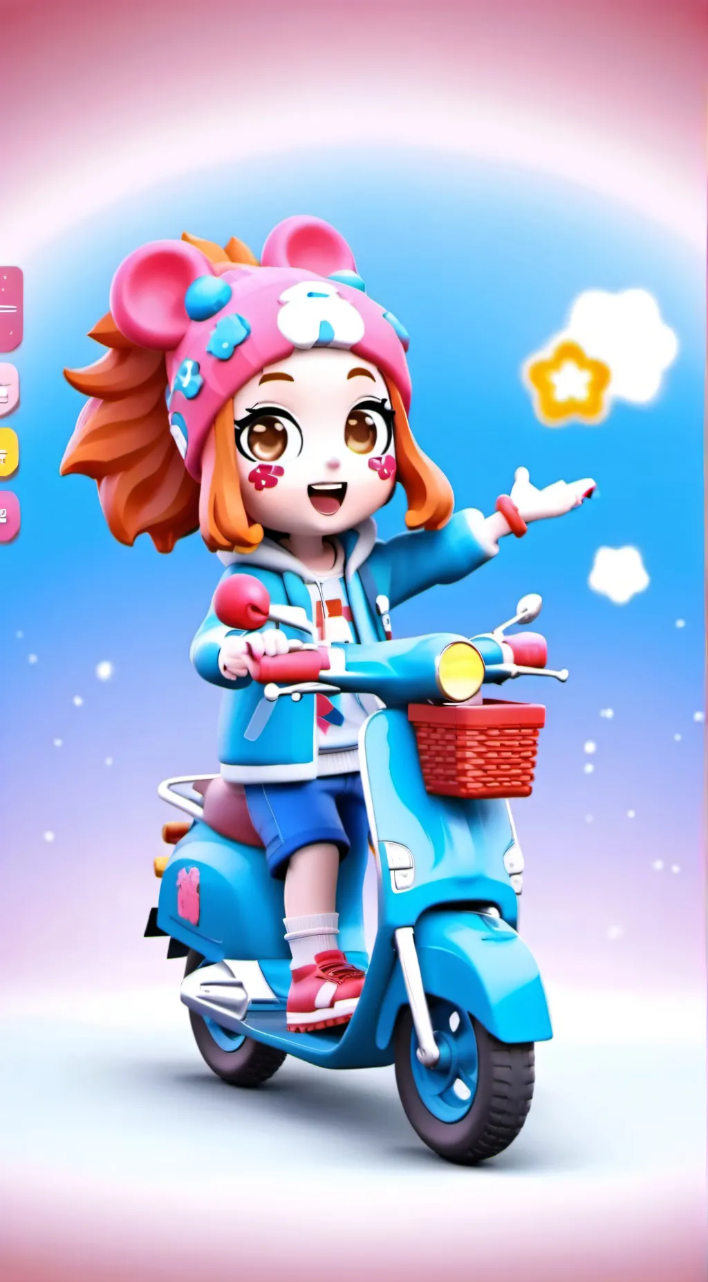 ai character: Boo background