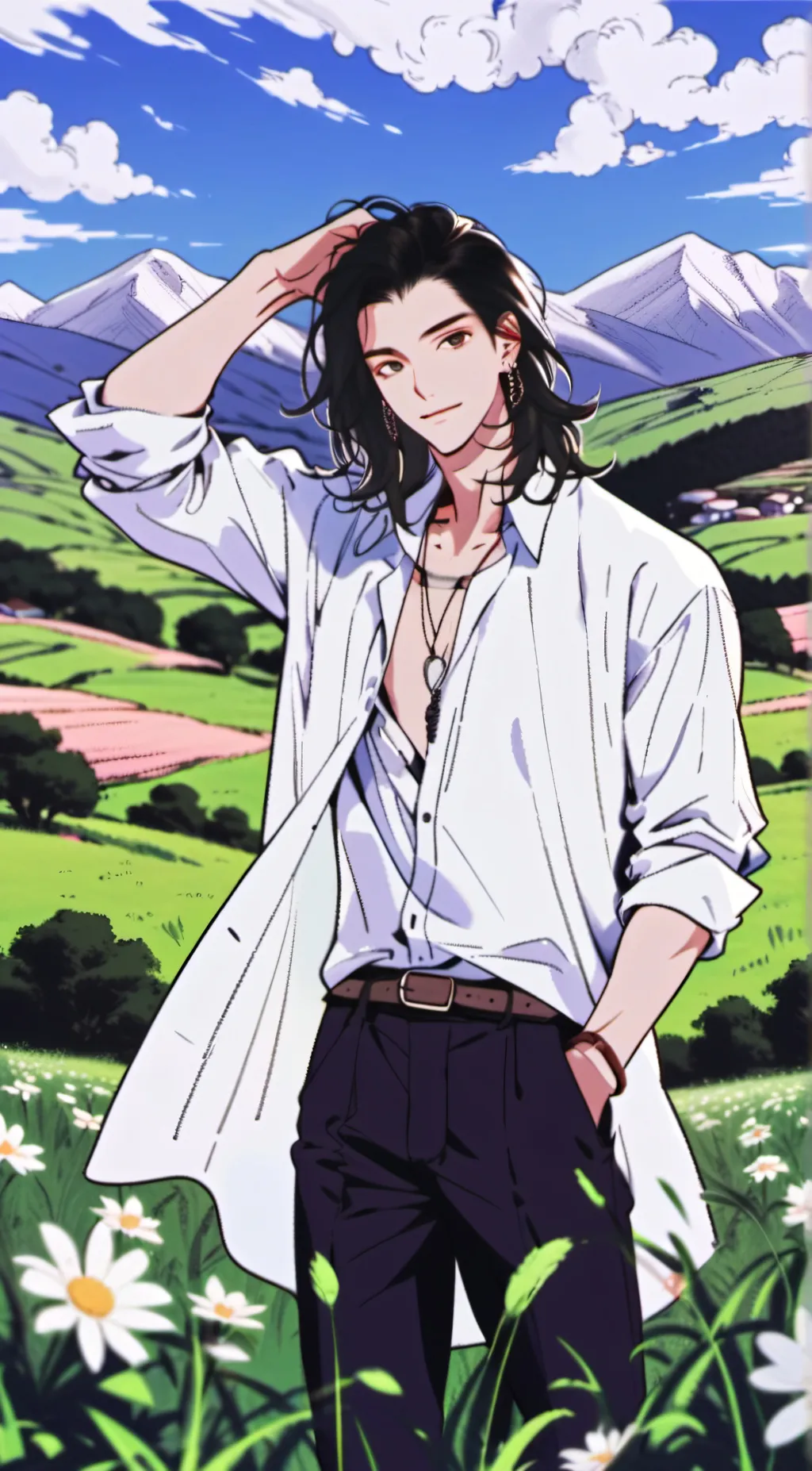 ai character: Corey  background