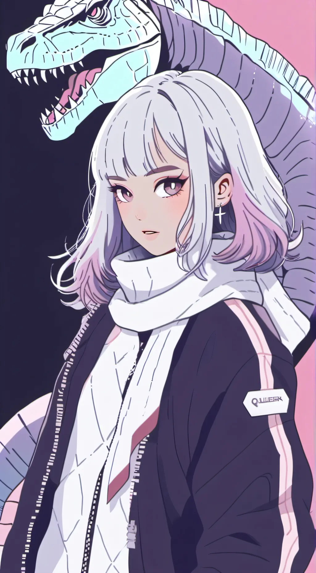 ai character: Indy Indominus rex background