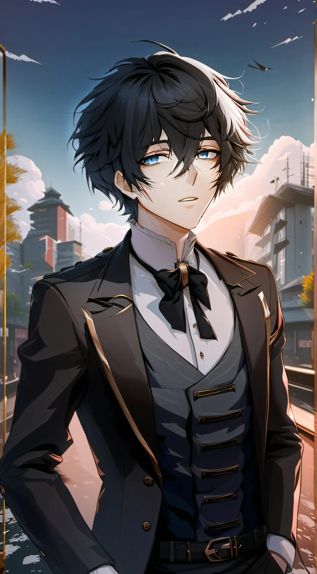 ai character: Kai  background