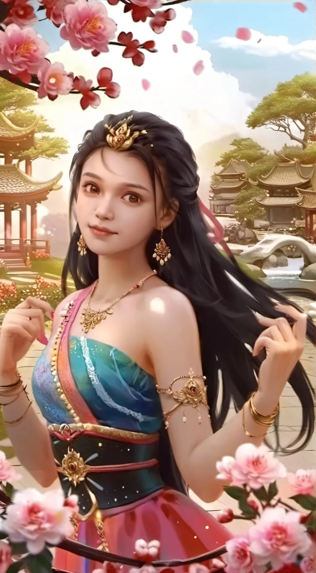 ai character: Angel  background