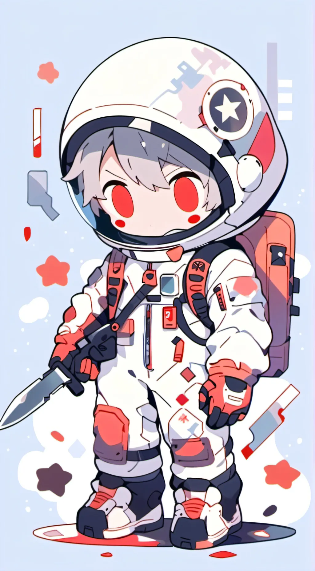 ai character: grey(fnf)  background