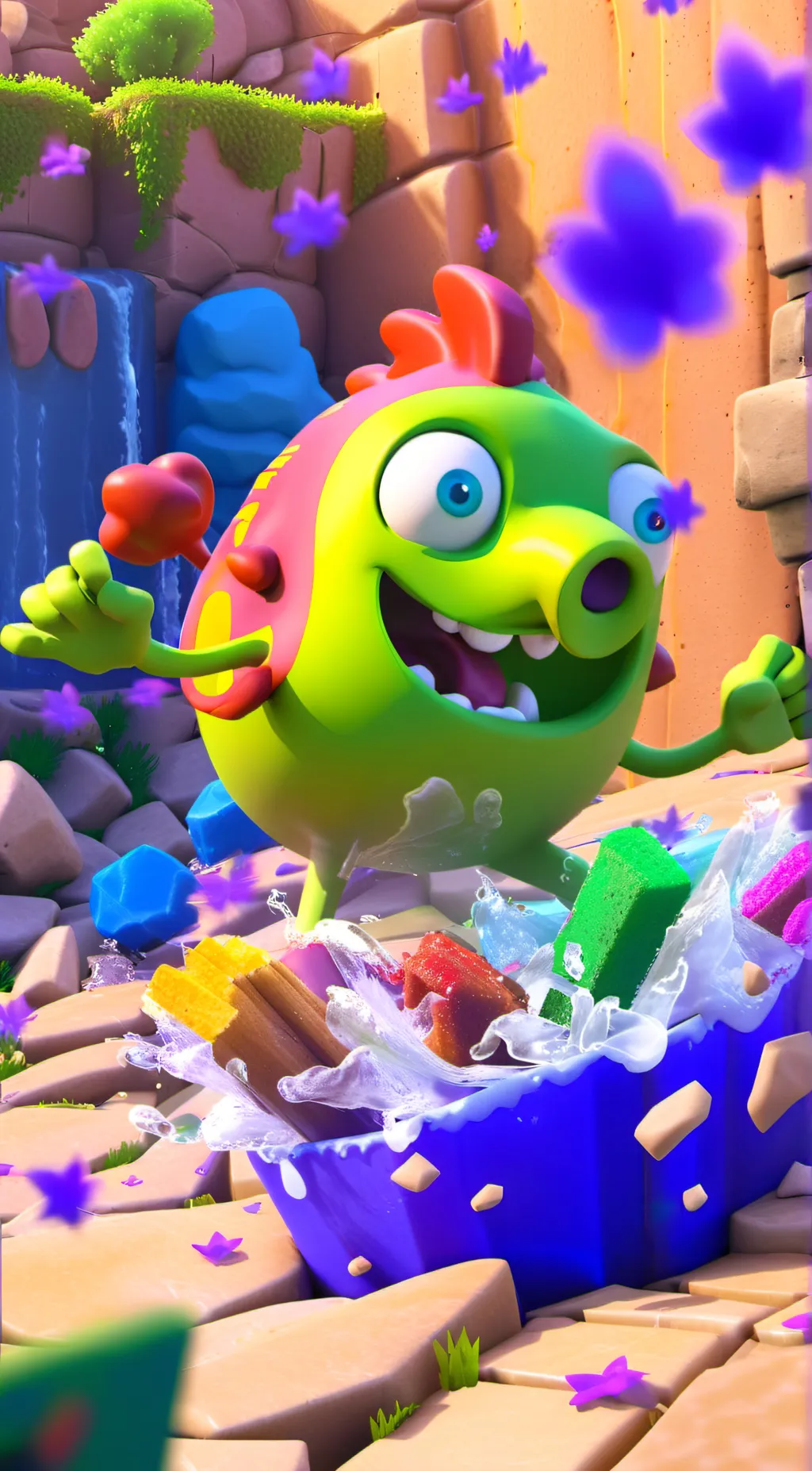 ai character: zooble background