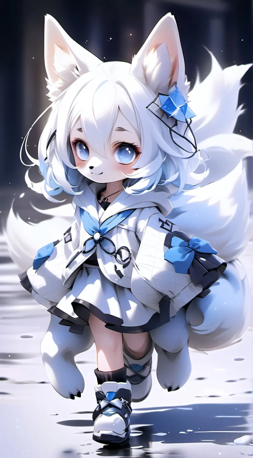 ai character: Spiritail background