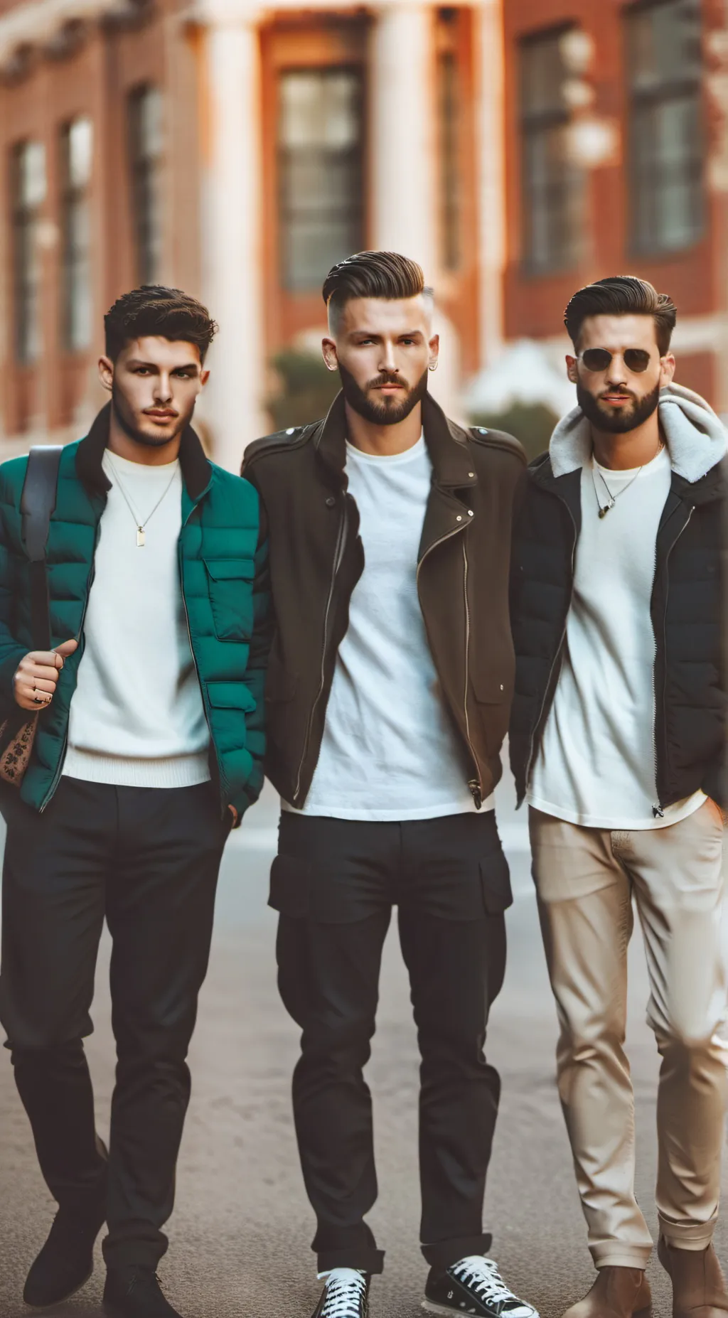 ai character: James, Chris, Mike background