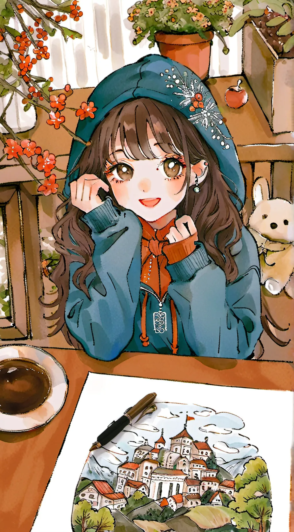 ai character: Elayna  background