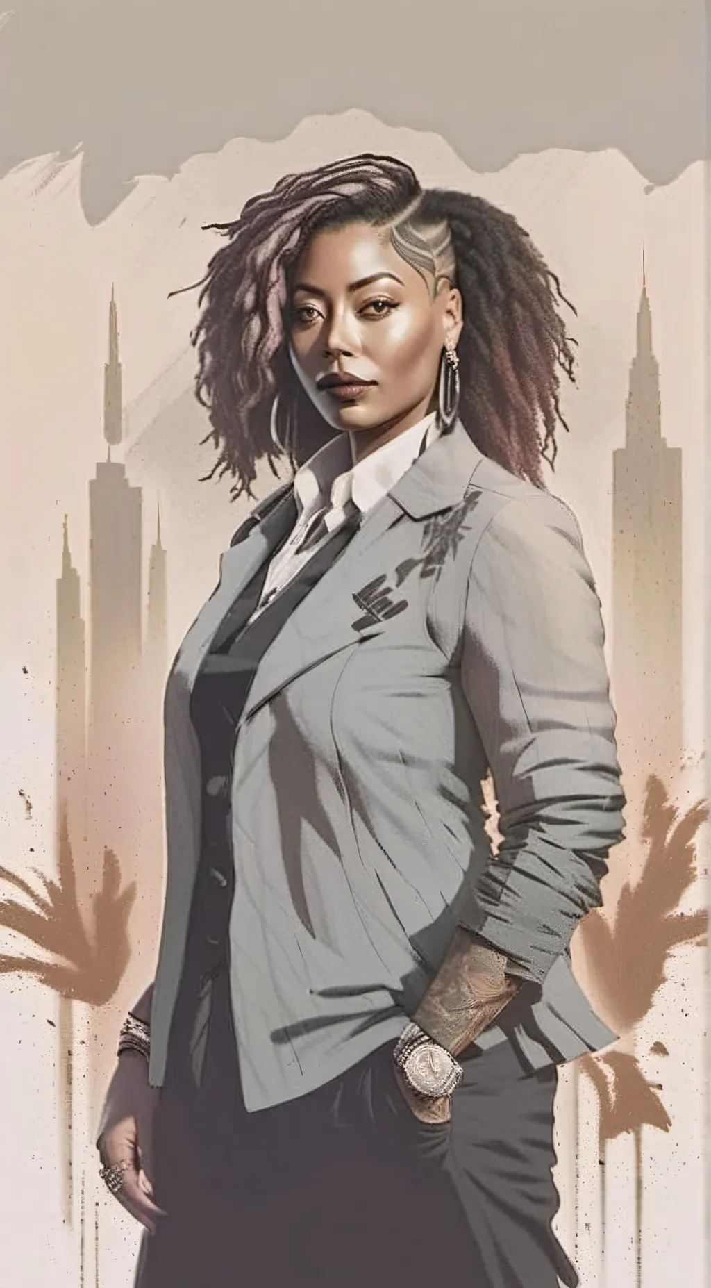 ai character: Queenie background