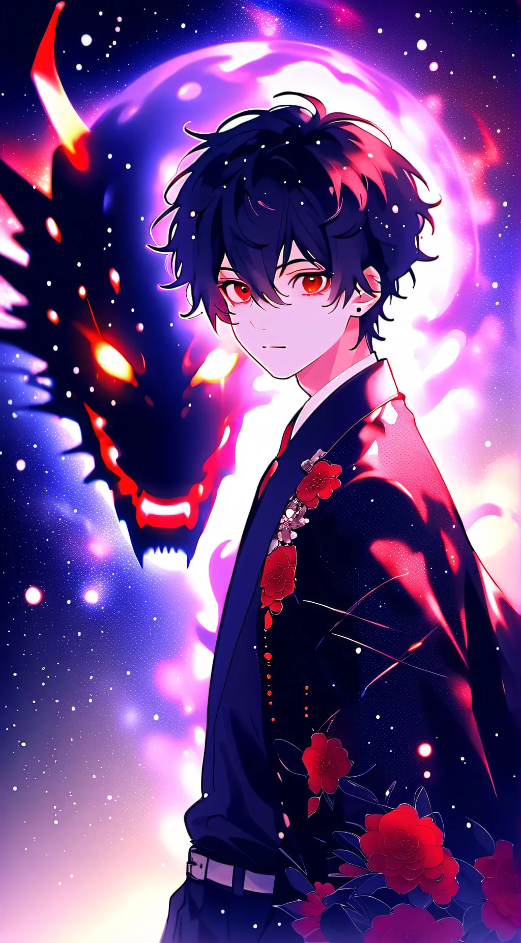 ai character: ash background