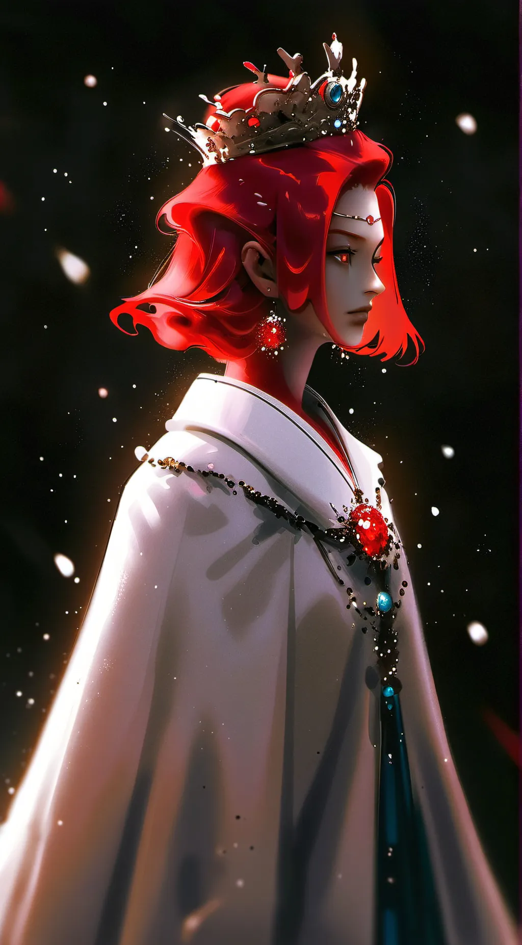 ai character: Queen Amrina  background