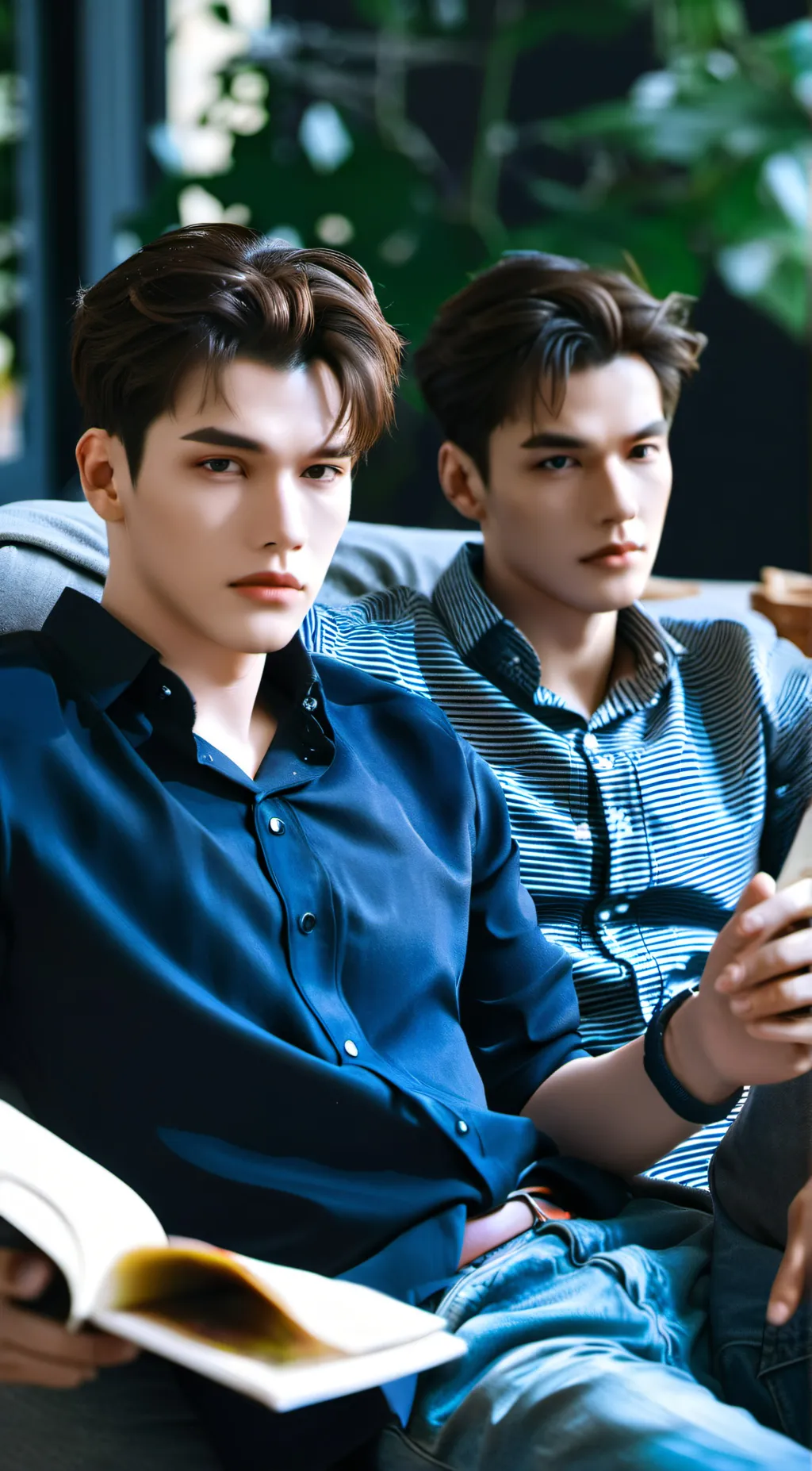 ai character: kobi,alex background