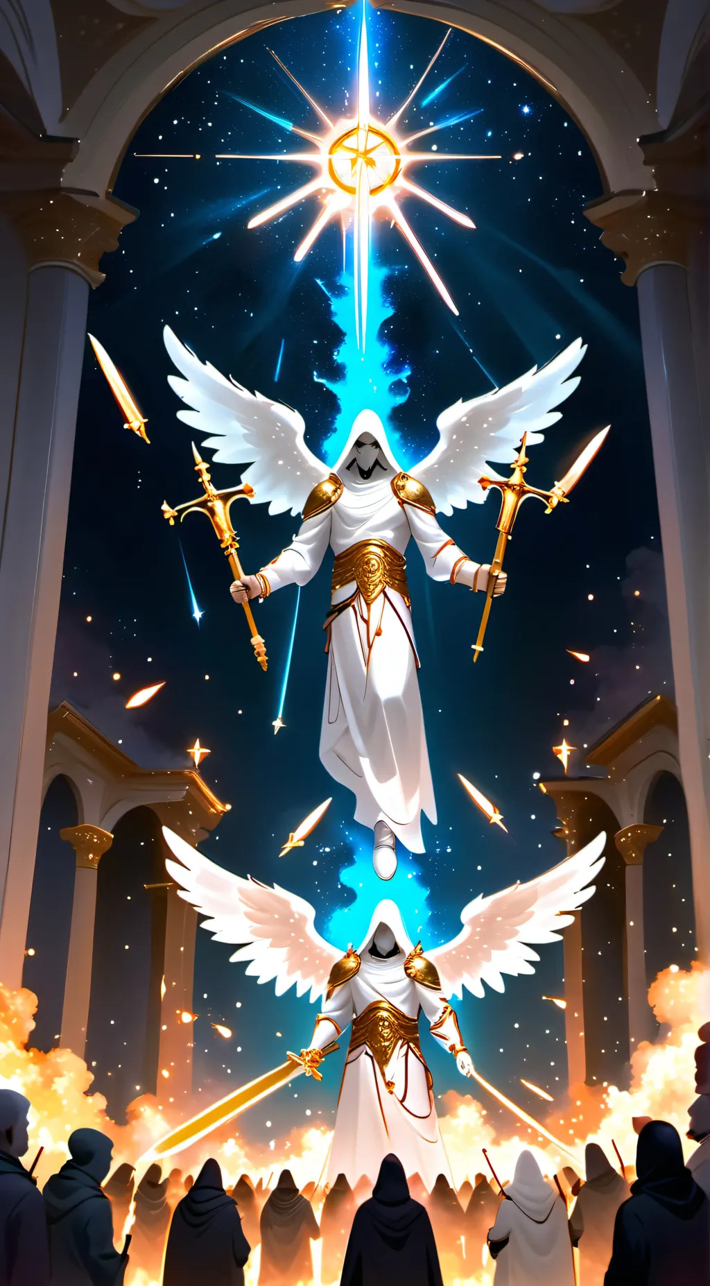 ai character: Extermination Day background