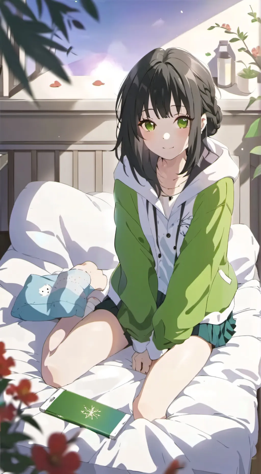 ai character: Akane ikari  background