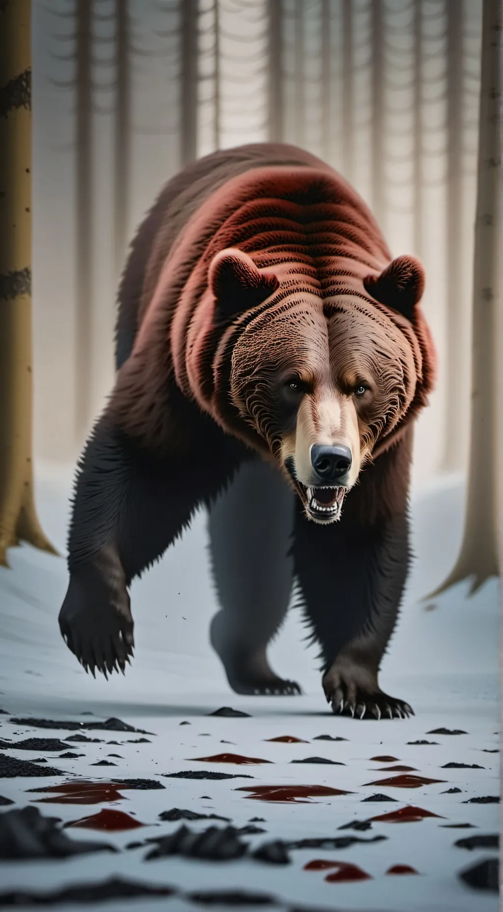 ai character: Bear background