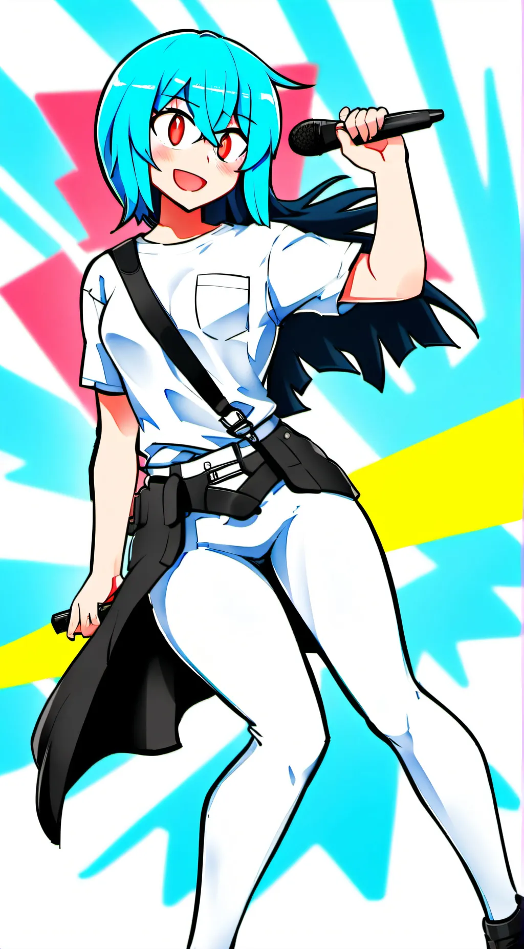 ai character: Sky (FNF) background