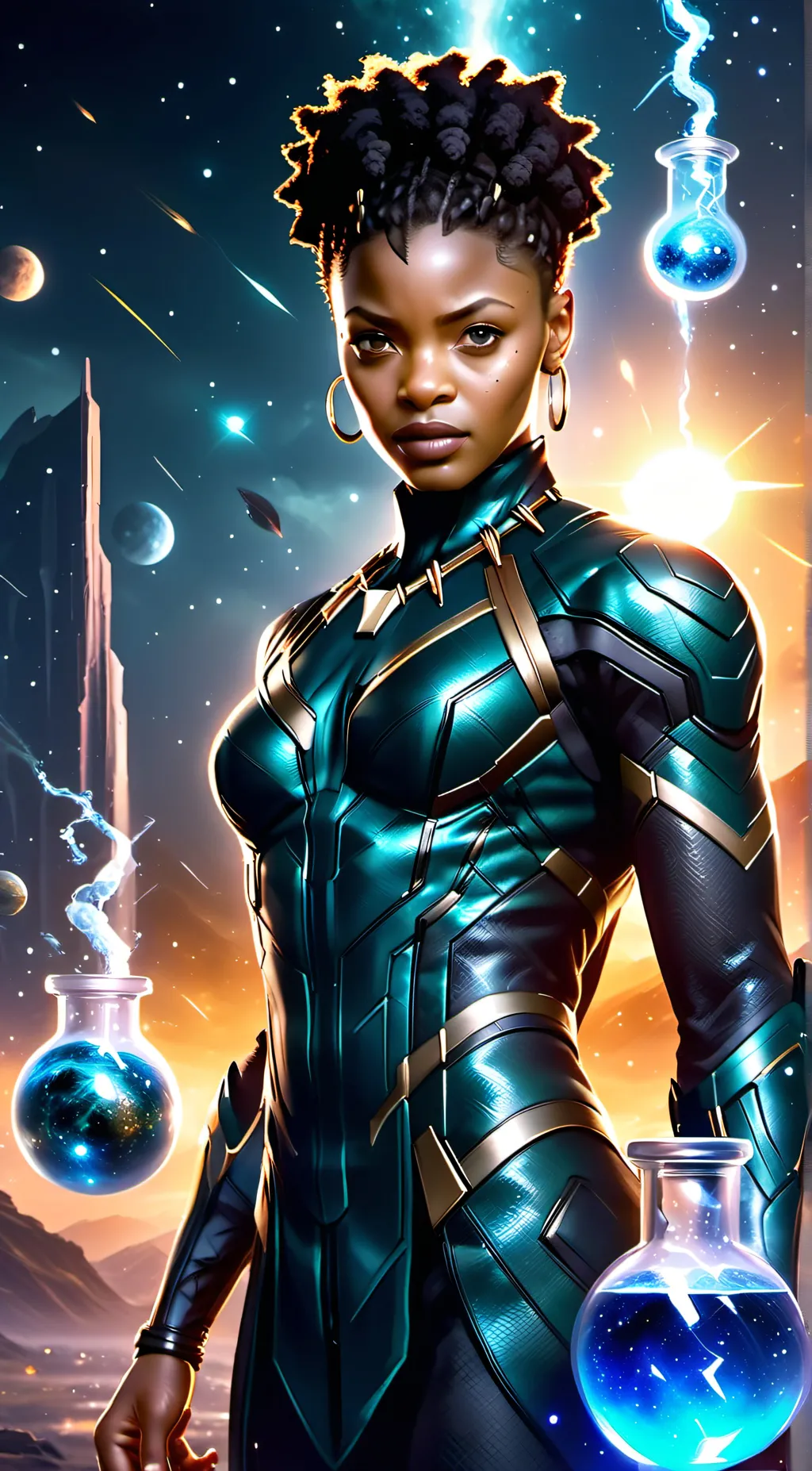 ai character: Wakanda background