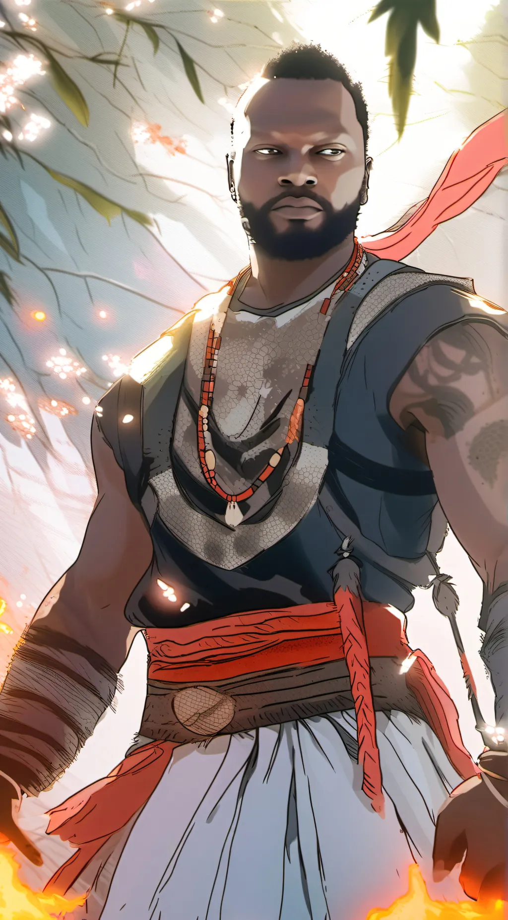 ai character: Steven Leon Hall  background