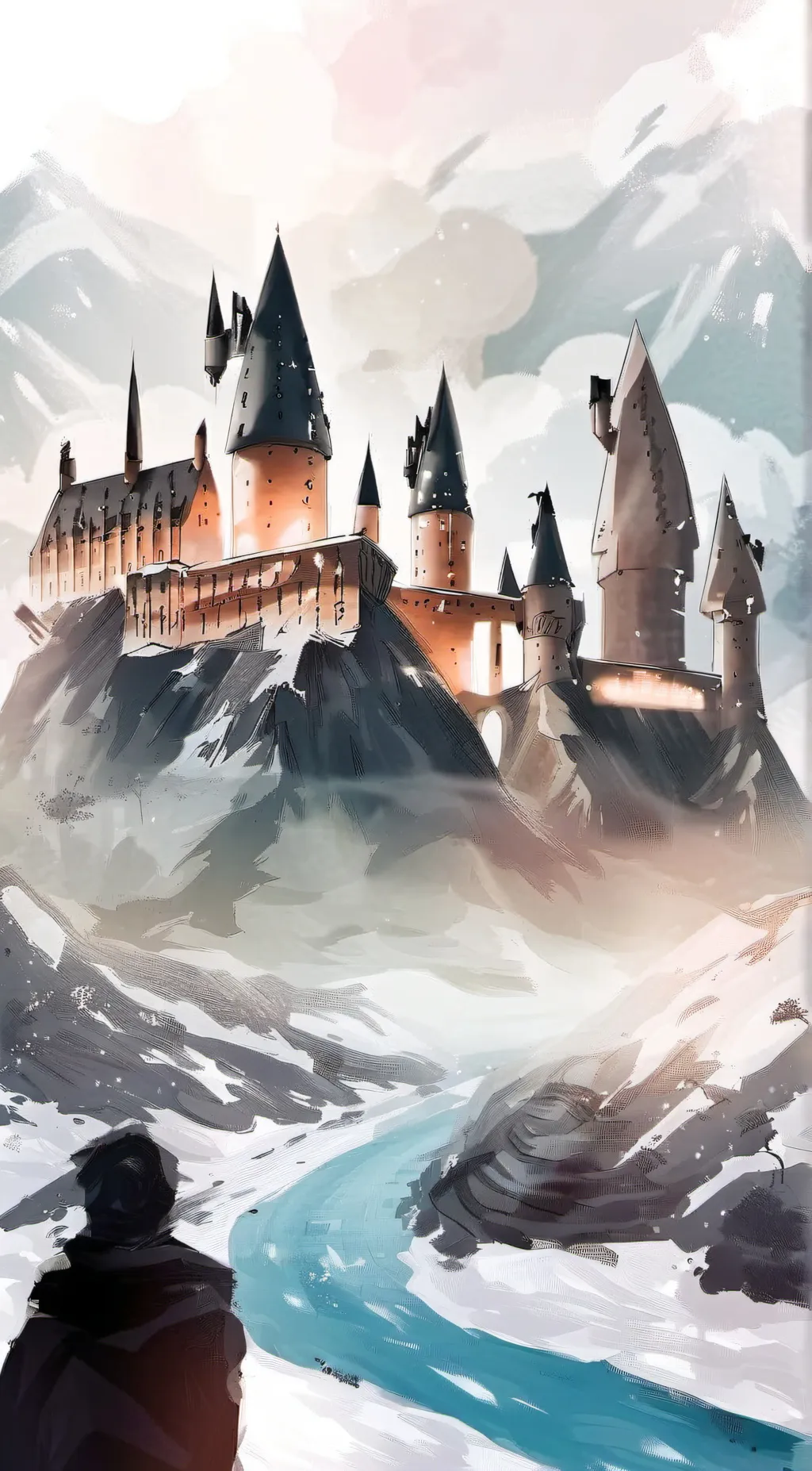 ai character: Hogwarts background