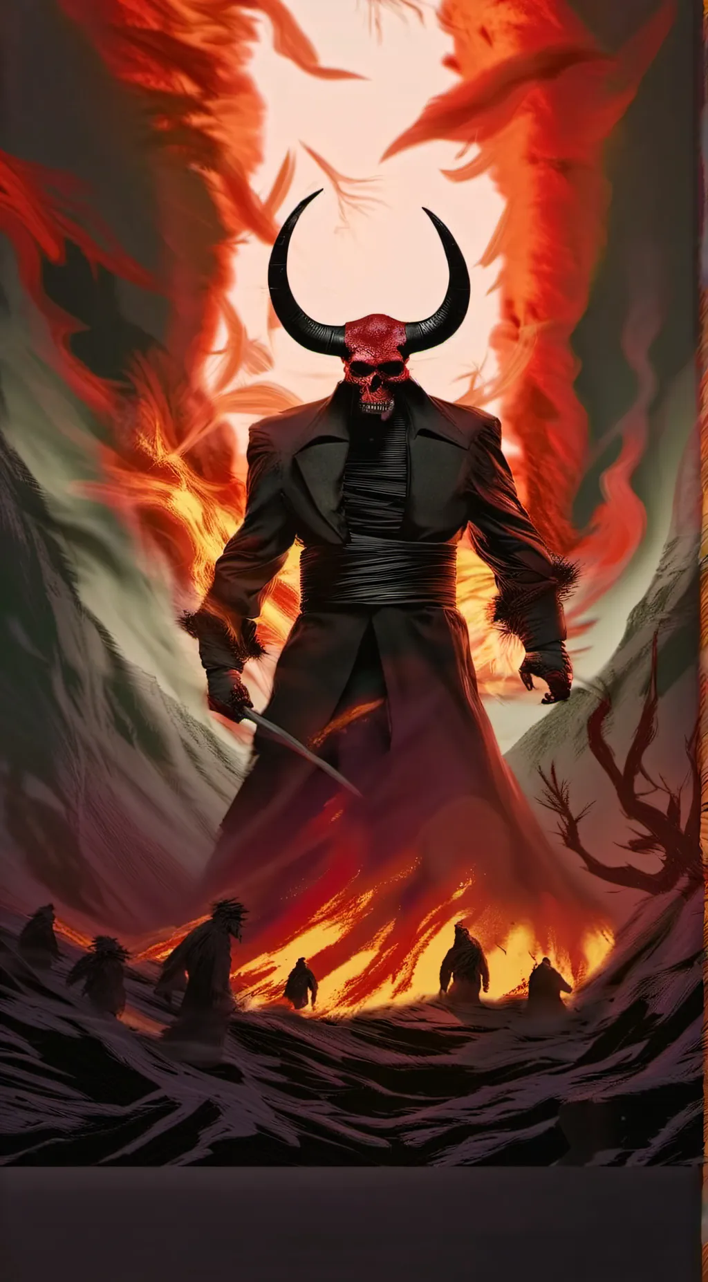 ai character: Hell background