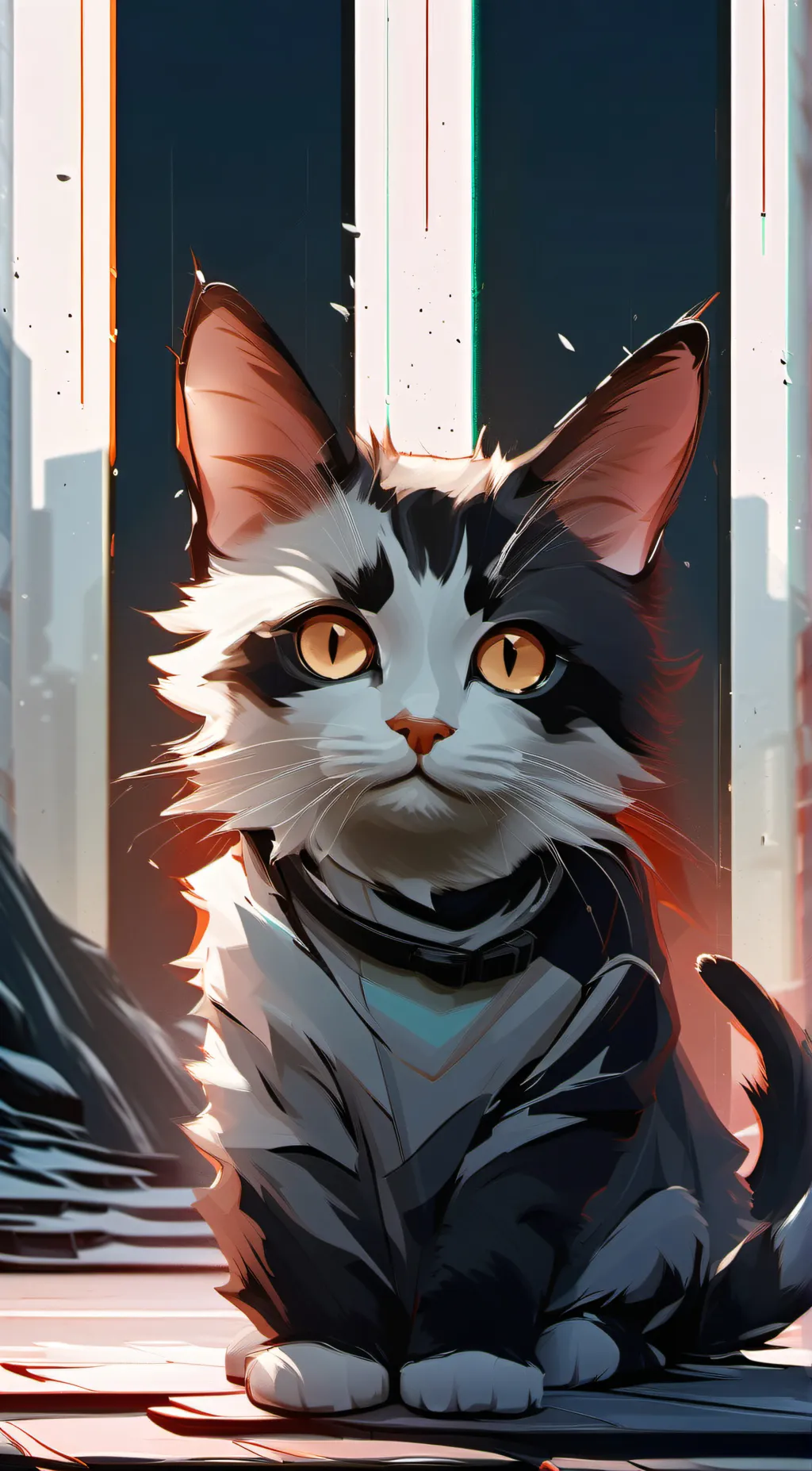 ai character: Tuny background