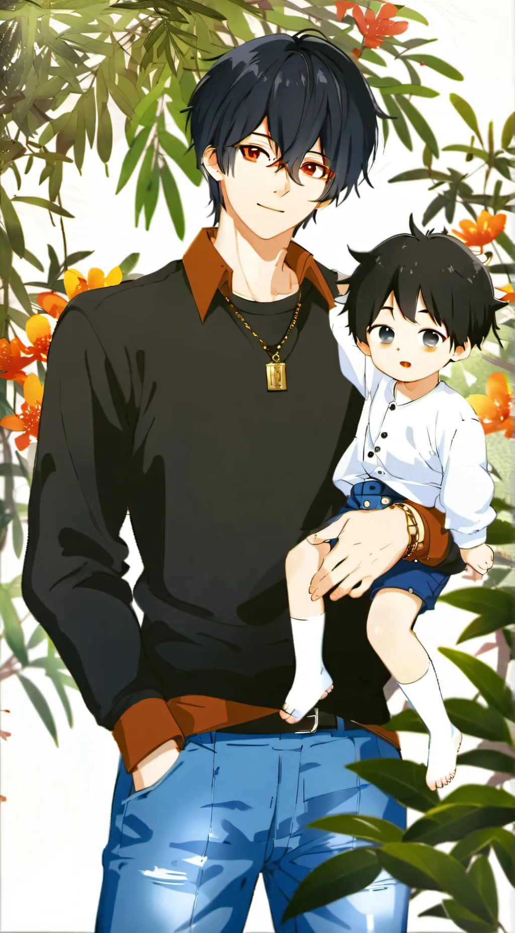 ai character: Ur husband  background