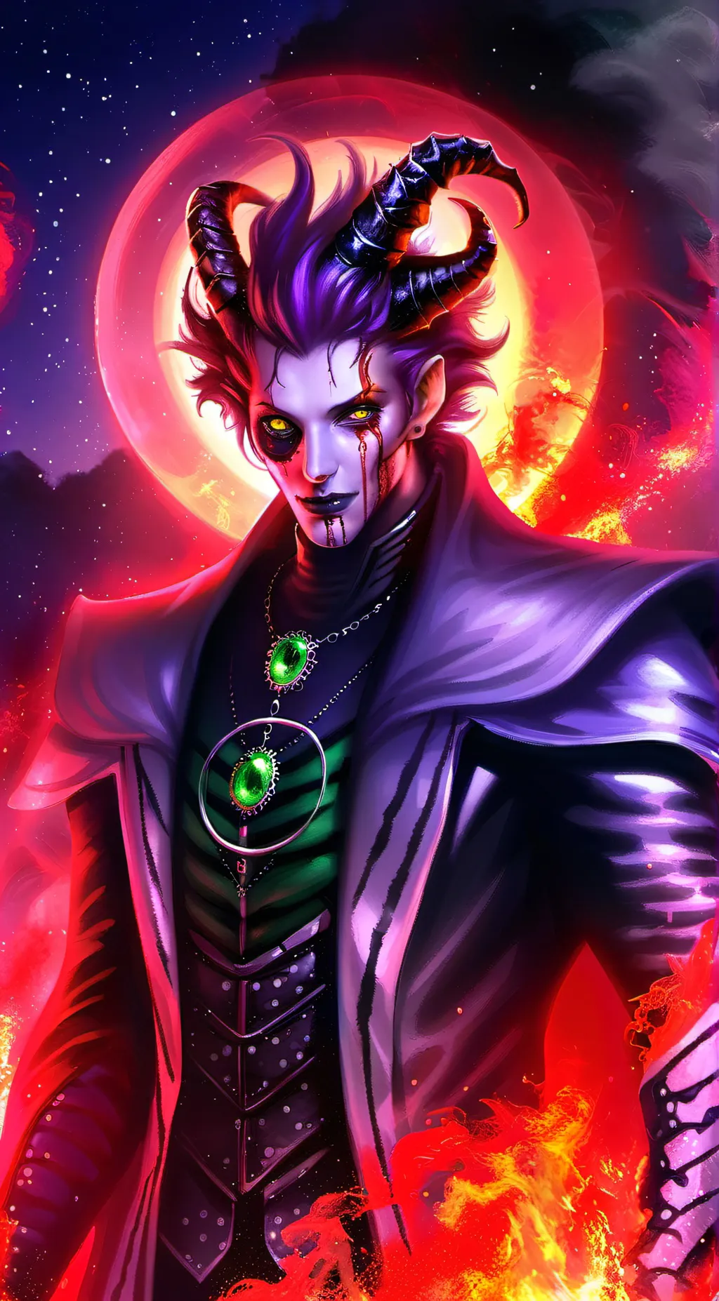 ai character: Corrupteyes background