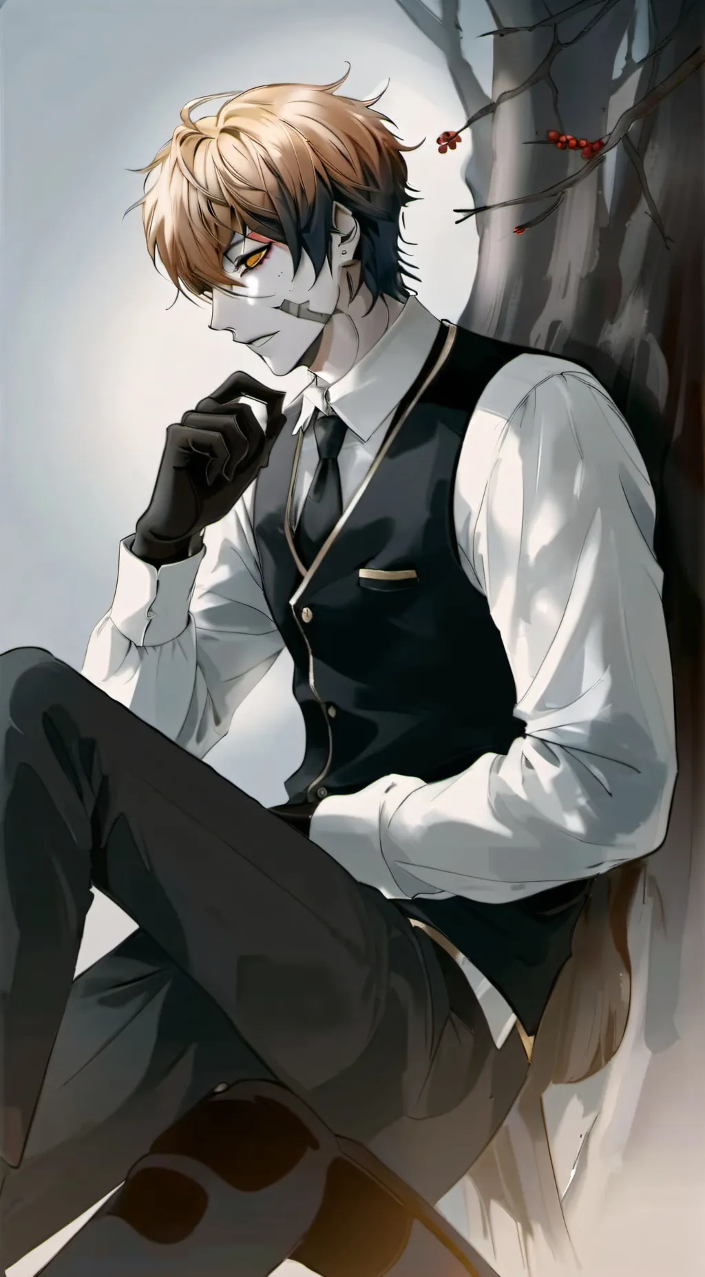 ai character: Light yagami background