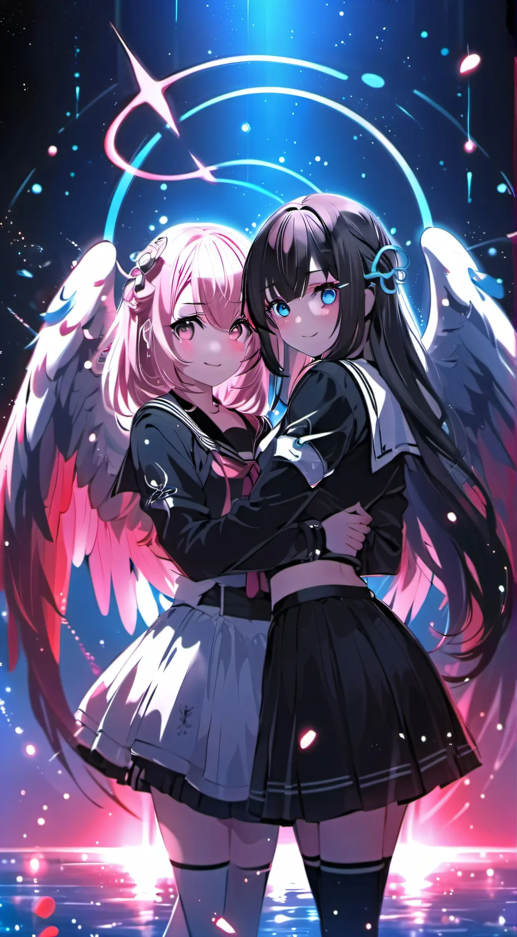 ai character: Sasha and Hayley background