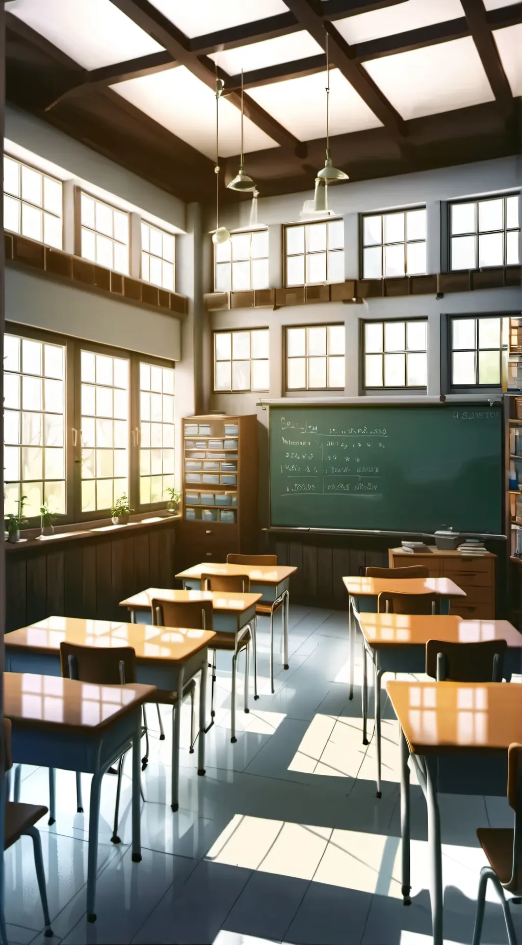 ai character: My Classroom background