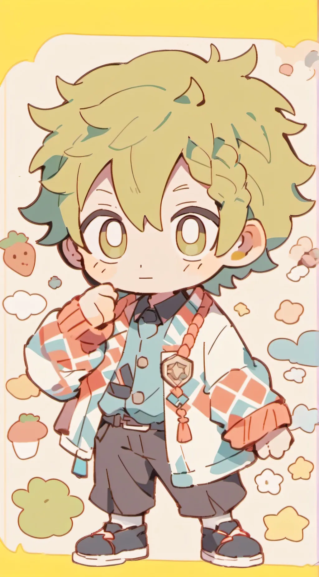 ai character: JOUL and MOWHIT  background