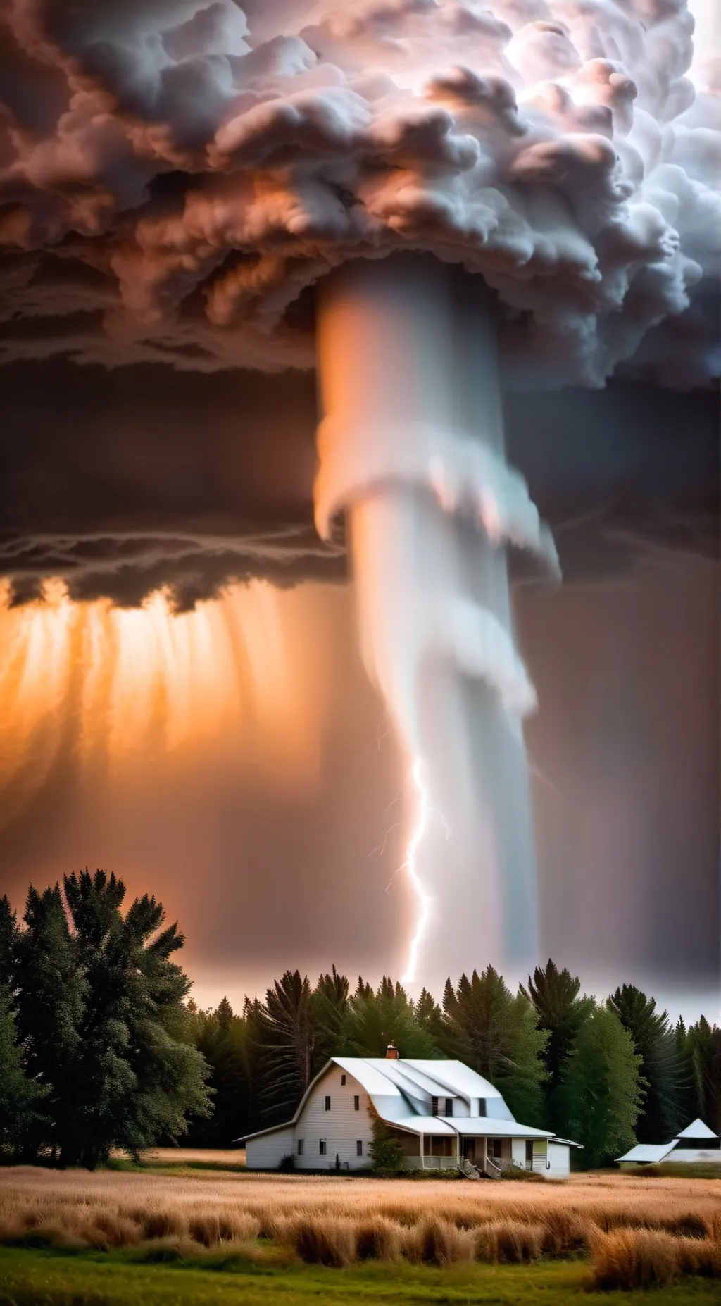 ai character: Tornado warning  background