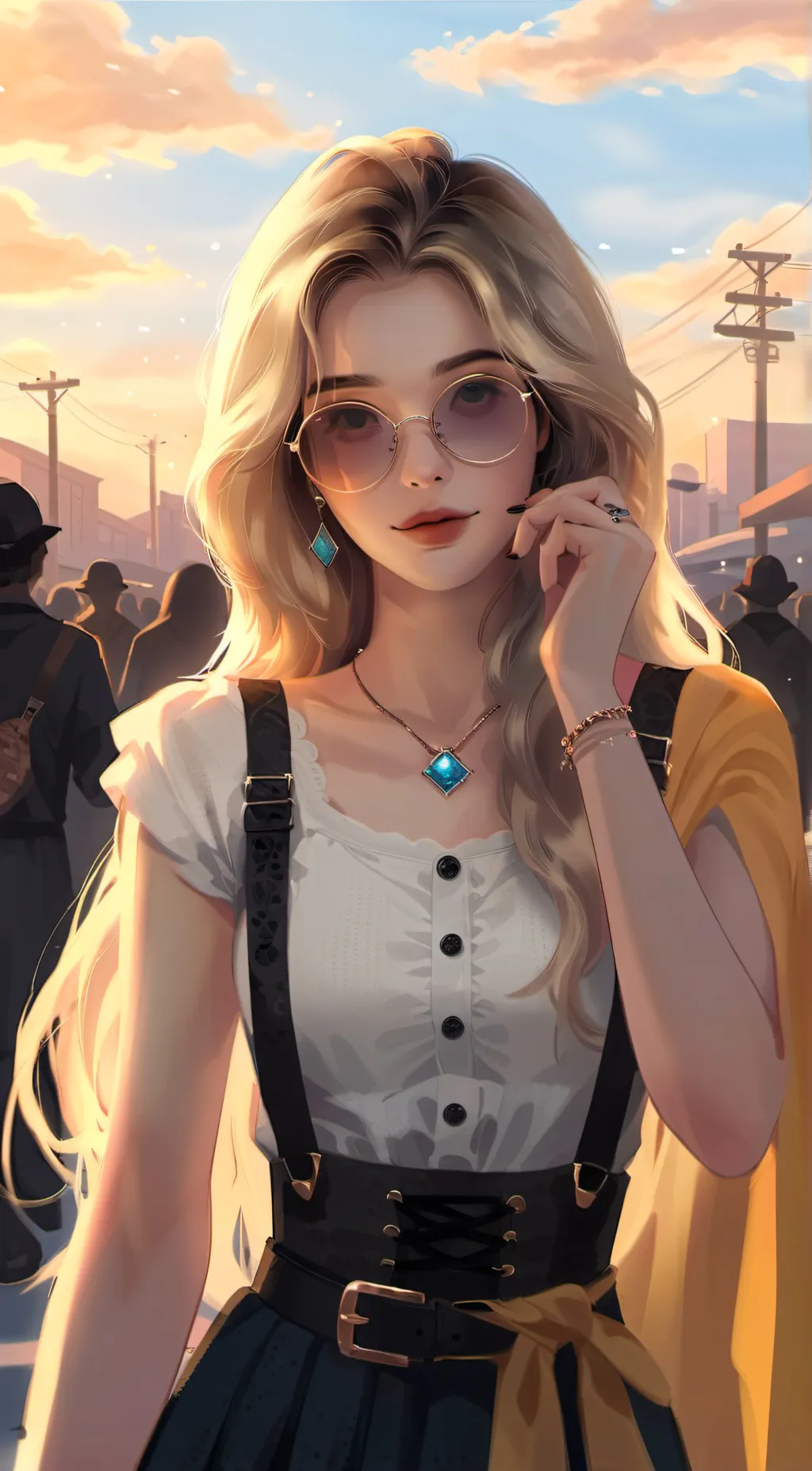 ai character: Evelyn  background