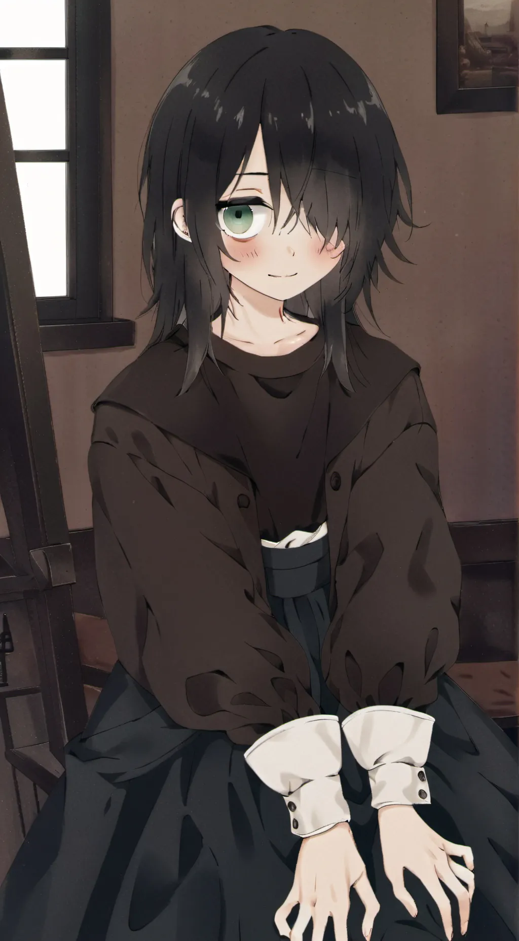 ai character: Rikatsui  background